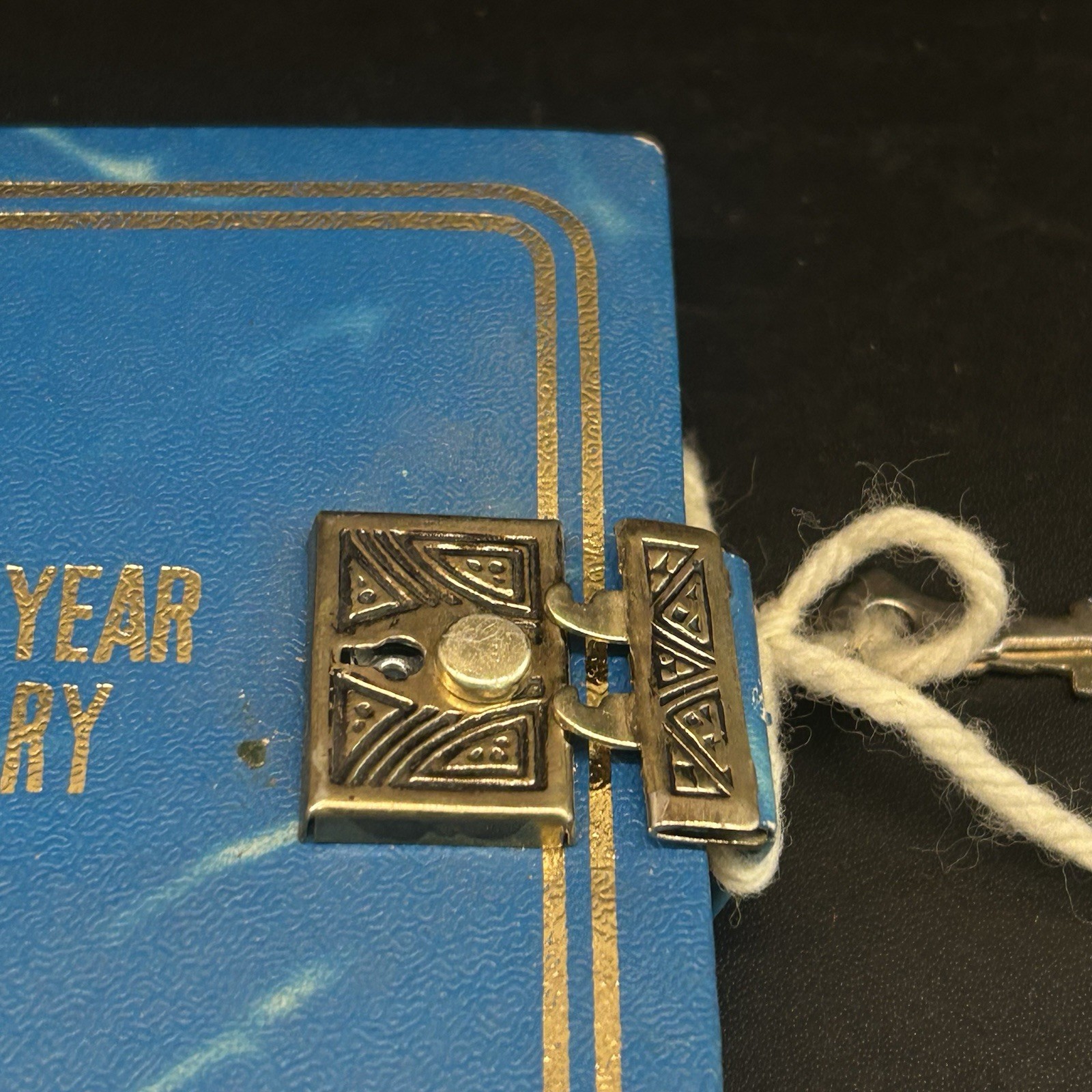 Vintage One Year Diary With Lock And Keys, Unused READ BELOW