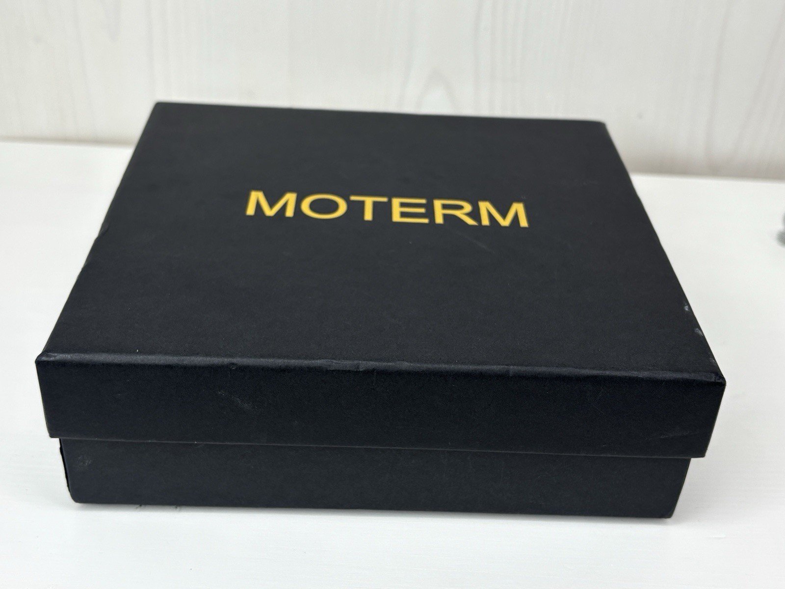 Moterm A7 Pocket Leather Rings Planner White/Light Grey Croc Wallet Organizer