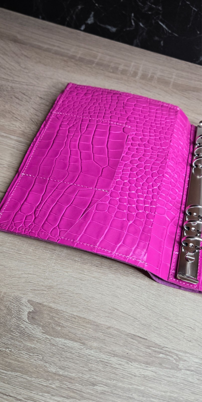 Pink Genuine Leather Cover A5 – Oops Shop just cover