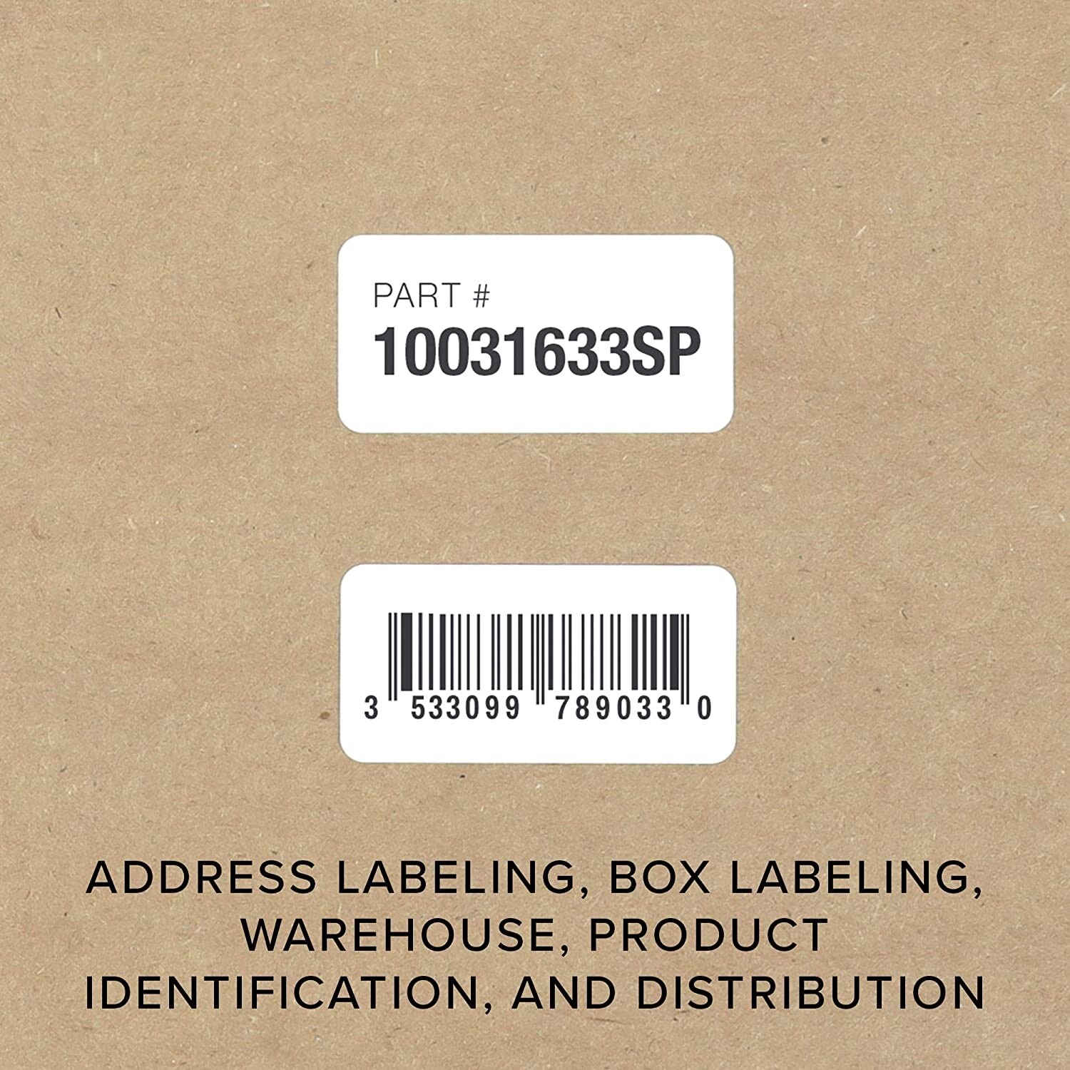 30 rolls 2×1 Direct Thermal Labels Zebra Compatible, Perforated, 1300/RL