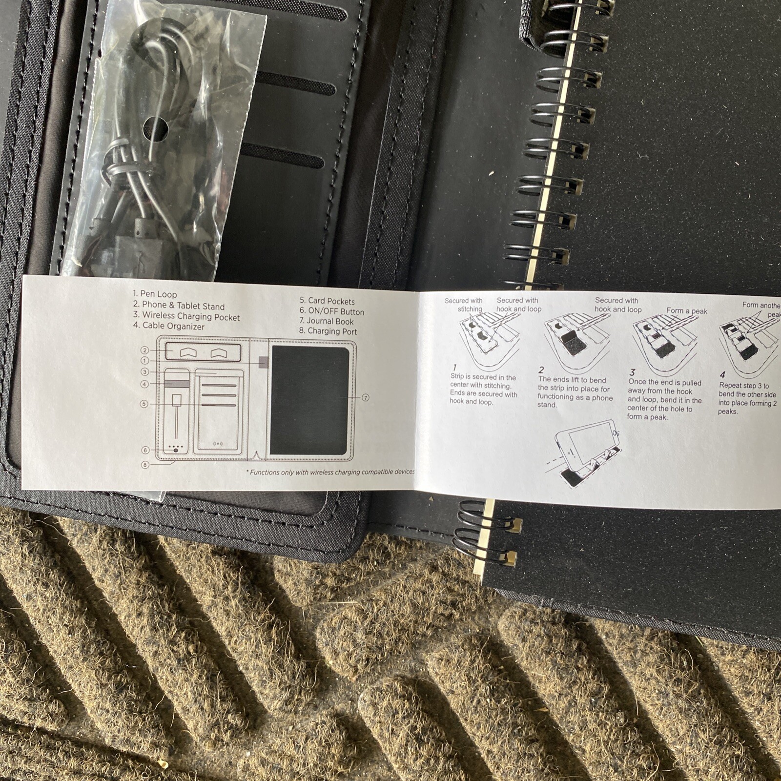 Titus Wireless Charging Journal book