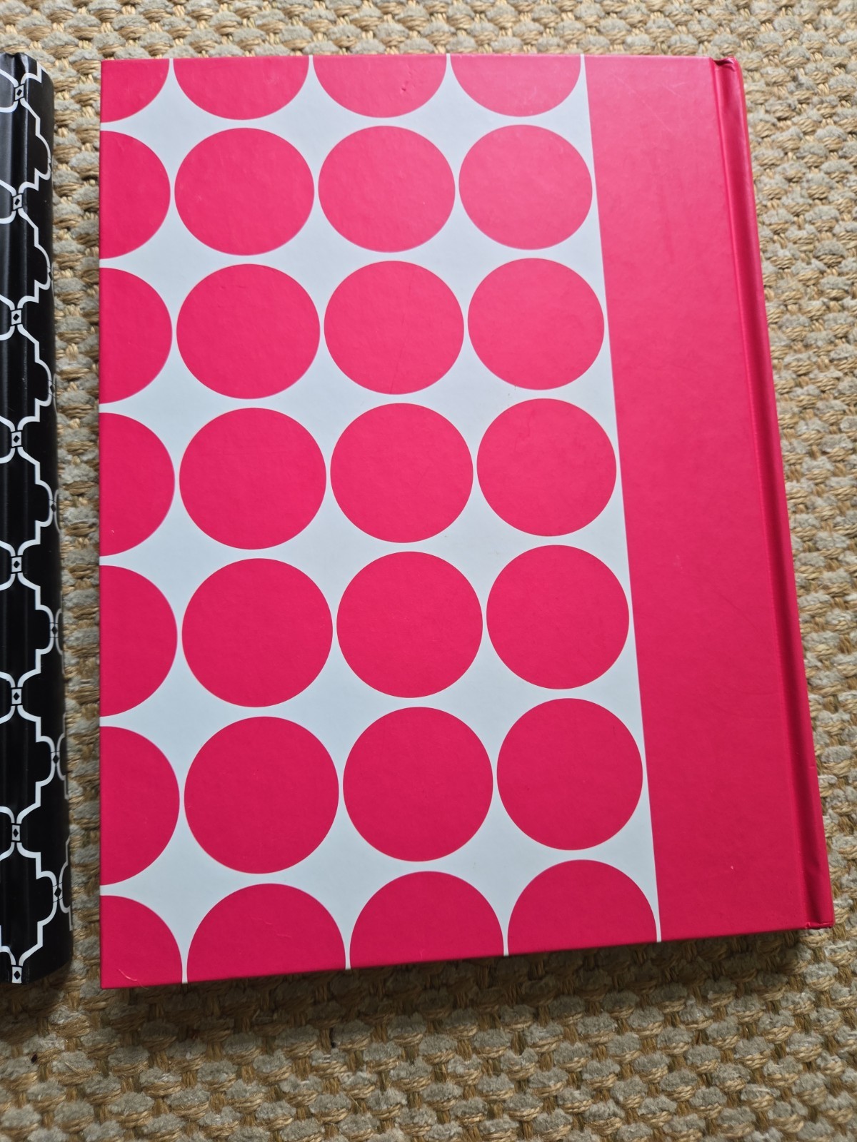 Lot of 2 Casemate Hardcover Journals 336 Lined Pages Acid Free Pink Black Set