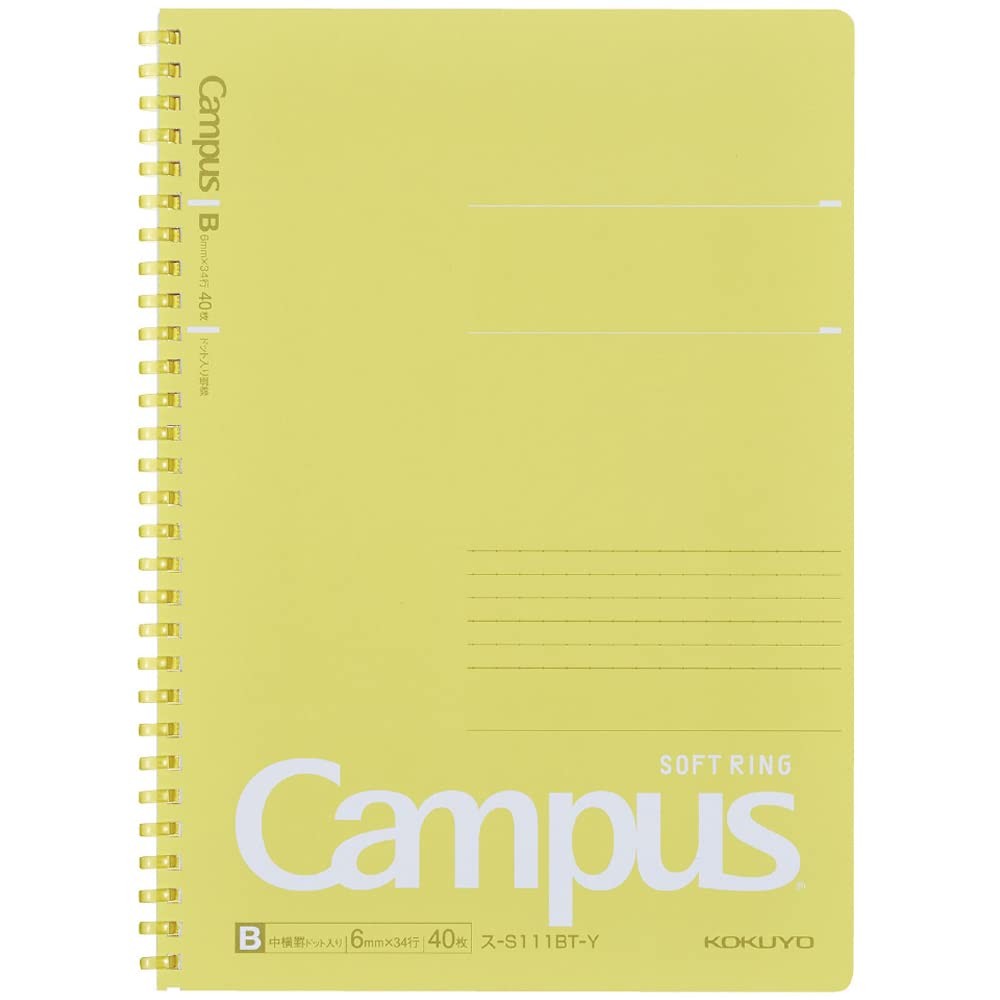 KOKUYO Spiral Lined Notebook, 10” x 7” Pastel Journal Unknown_binding