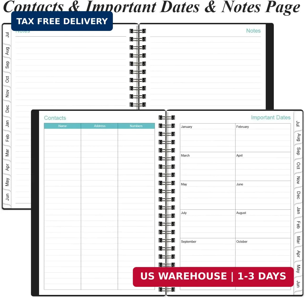 2026-2027 Appointment Book & Planner – 2026-2027 Daily Hourly Planner from July