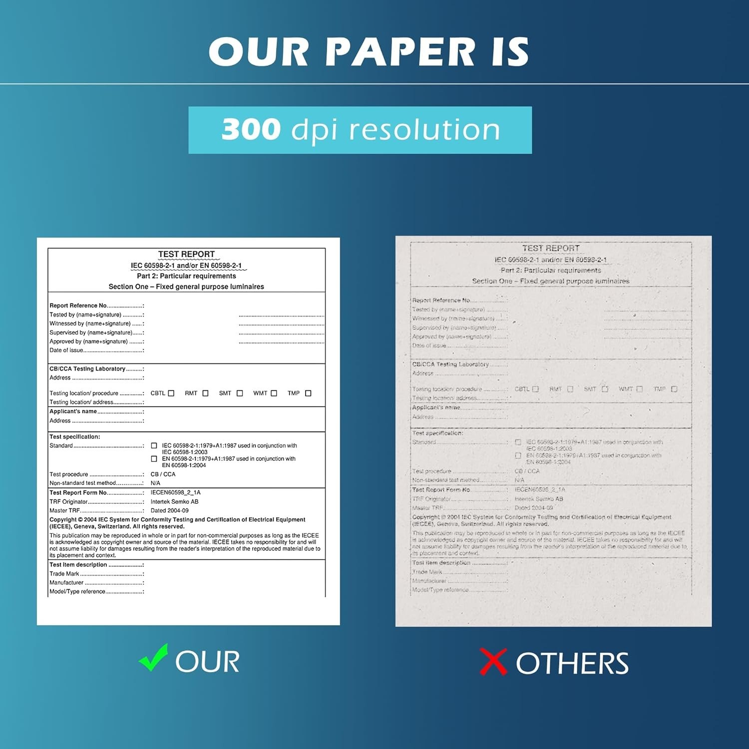 200 Sheets 8.5x11in US Letter Thermal Paper for Portable M08F-Letter Printer