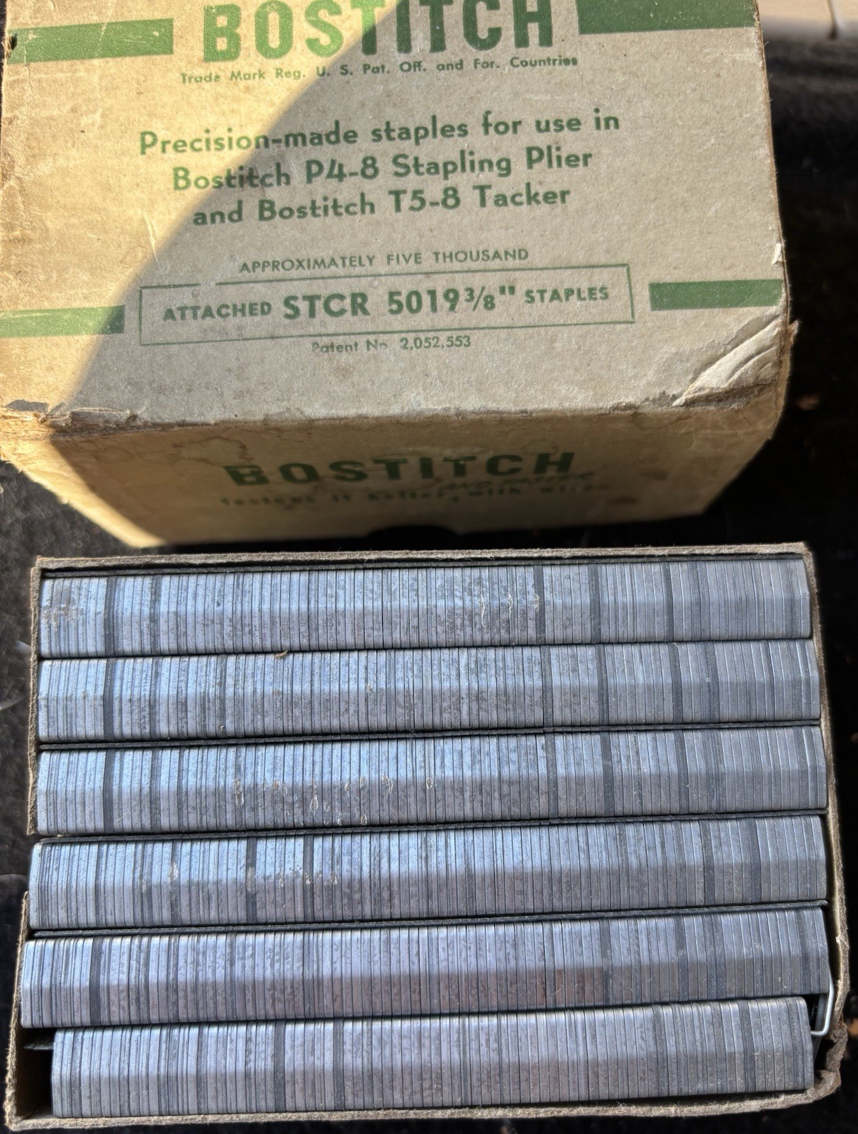 BOSTITCH STCR 5019 3/8” STAPLES 3/8″, See description and photos