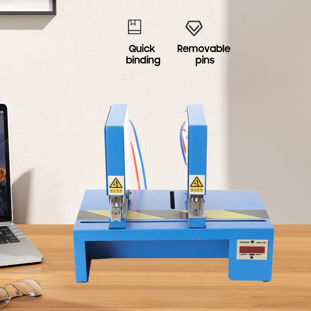 Automatic Pneumatic Stapler Double Heads Electric Saddle Stapler hickness 1-20mm