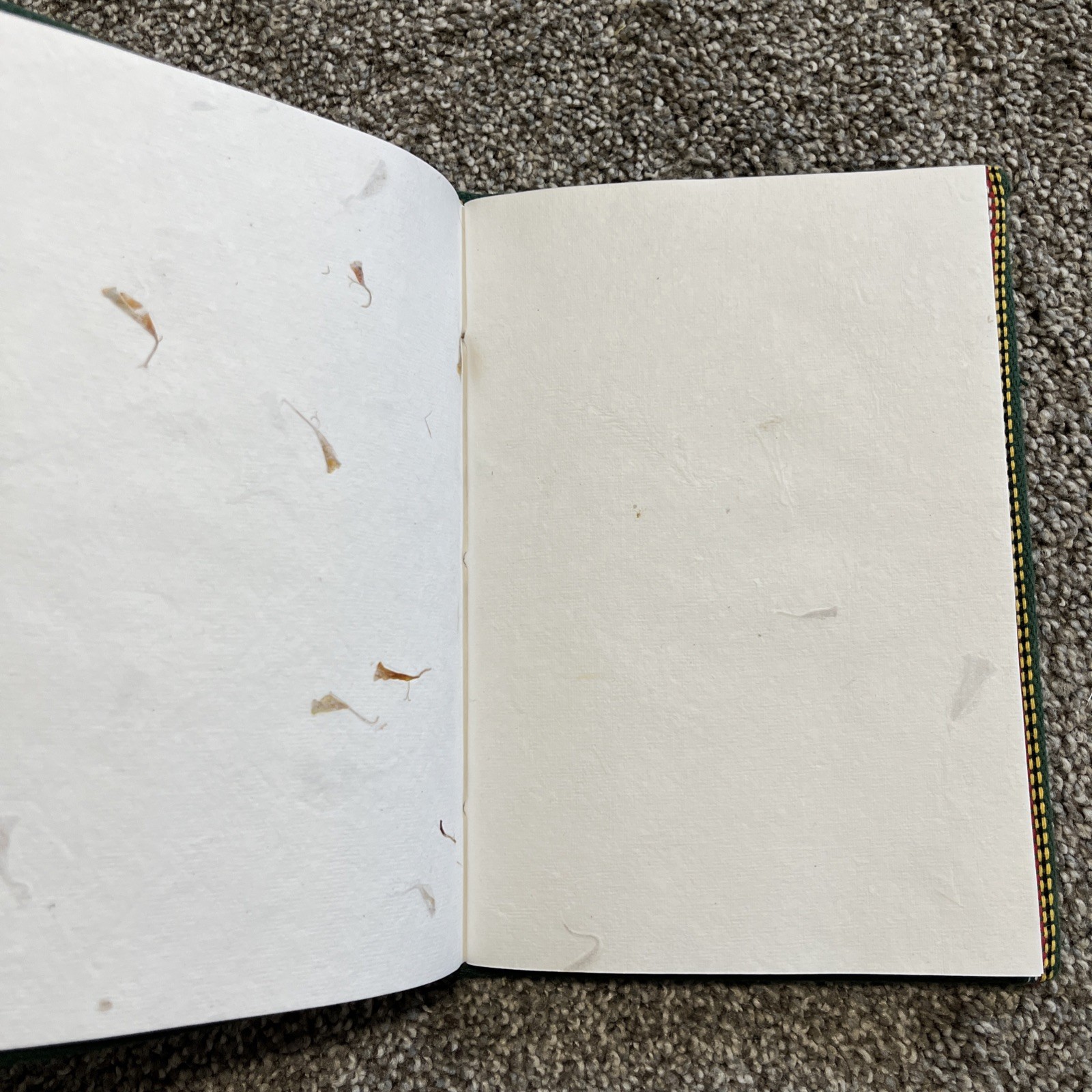 PAISLEY JOURNAL MULTI PURPOSE DIARY/SKETCHBOOK ARTISAN CREATED HANDMADE PAGES