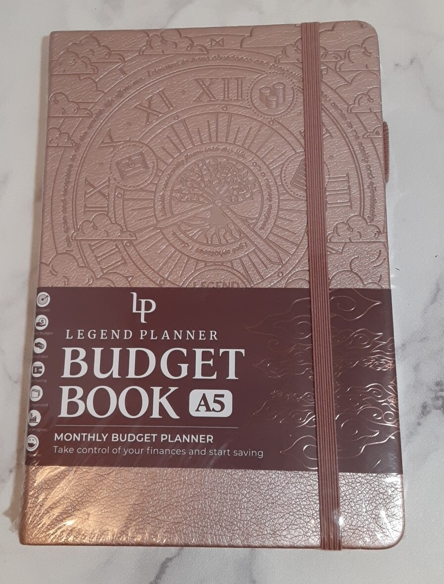 Legend Planner Budget Book A5 Rose Gold Undated New Sealed