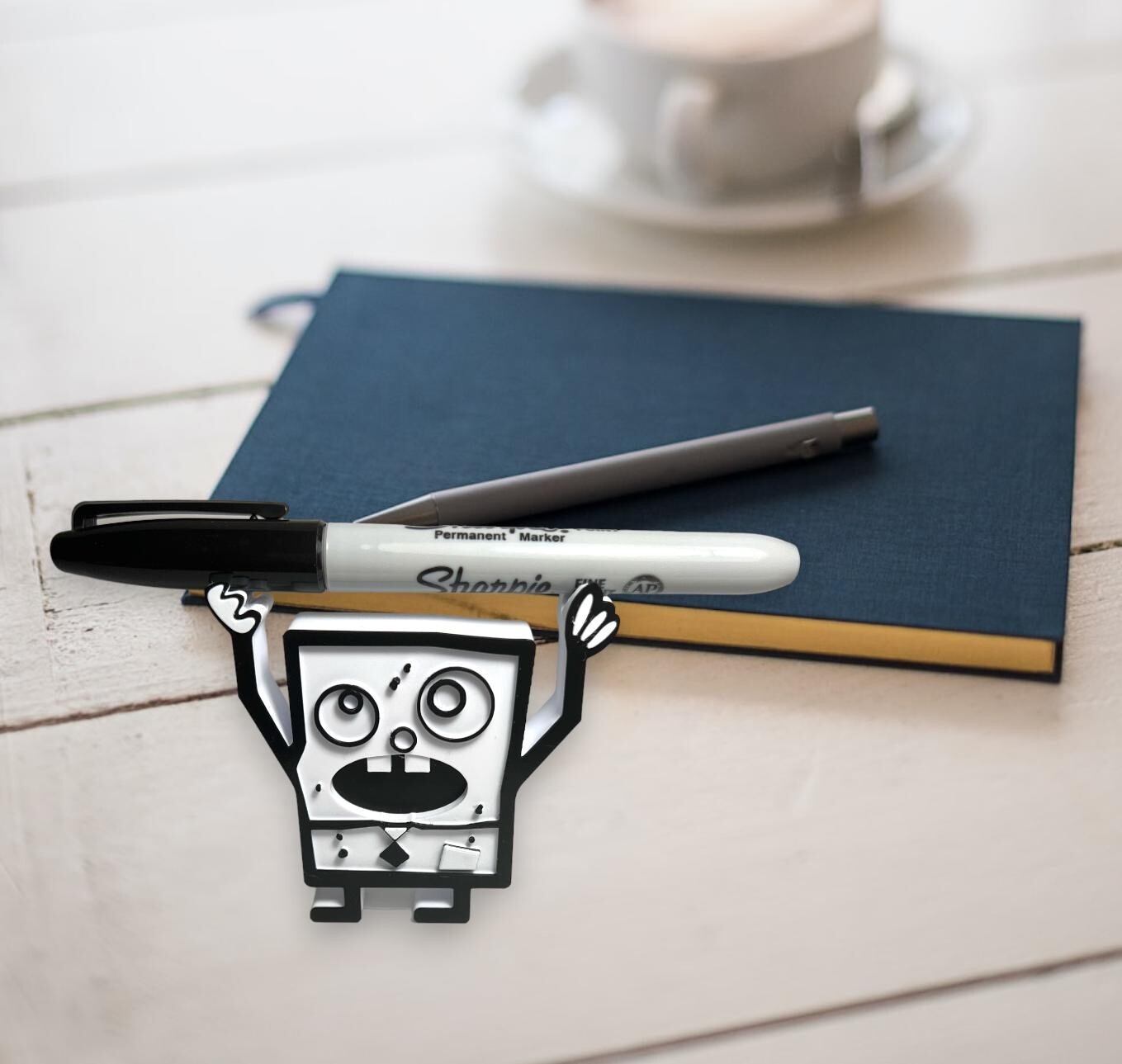 3D Printed “Doodle Bob” Pencil Holder – Desk Organizer, Pen & Pencil Stand, USA