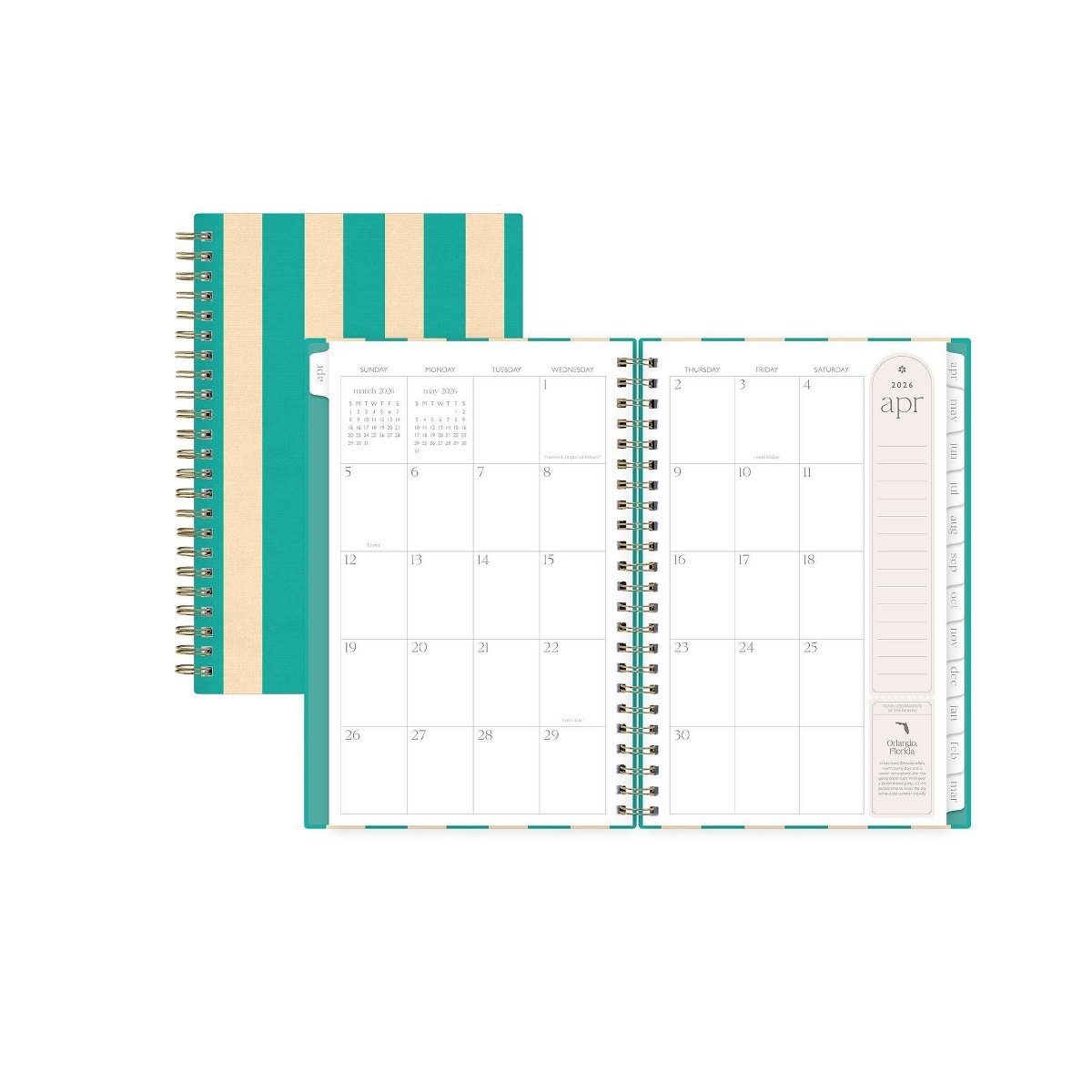 Rhi James for Blue Sky Weekly/Monthly Planner 15 Month Wirebound 5″x8″