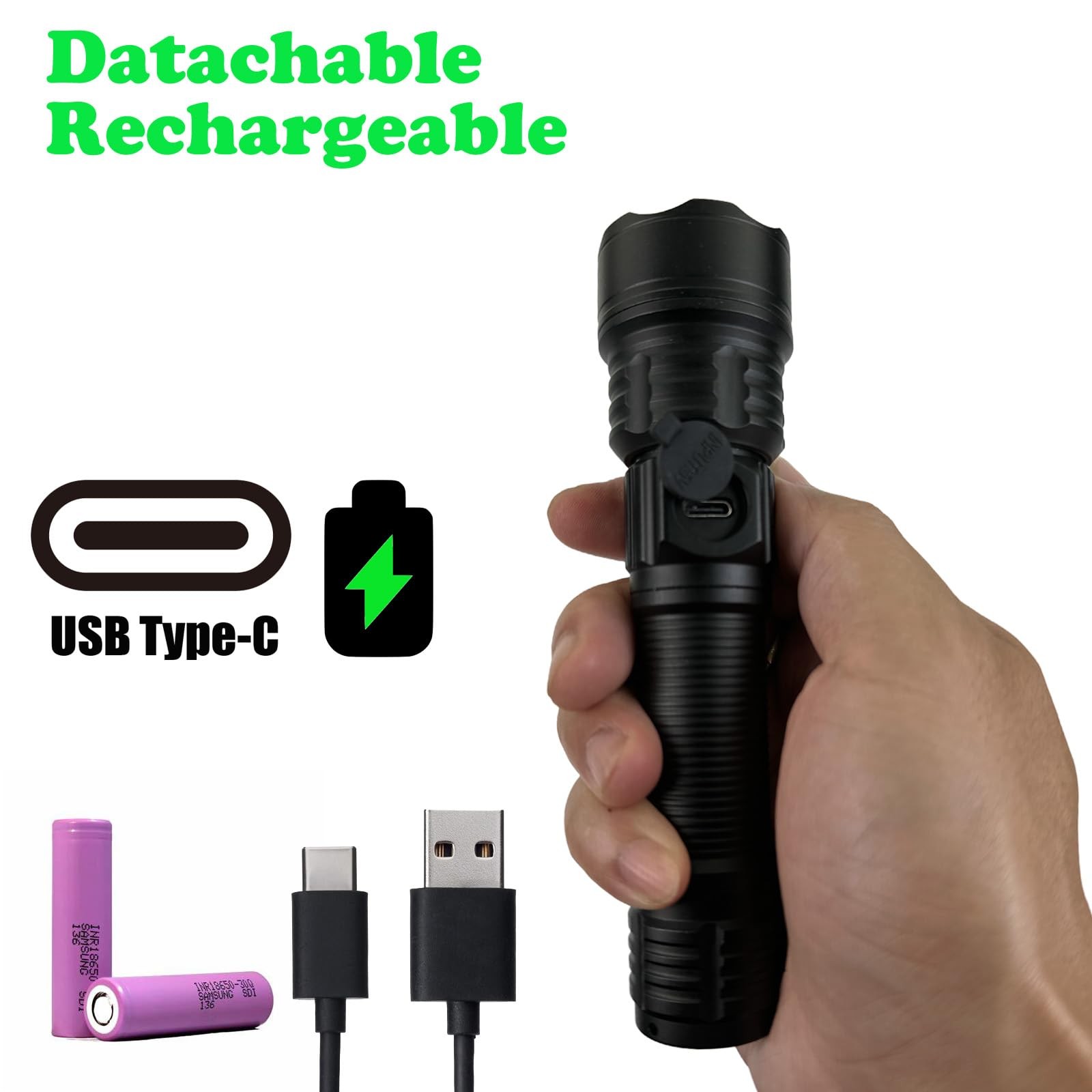 Ausbond Blood 6.0 Inches X 1.5 Inches, Tracking Flashlight For Hunting