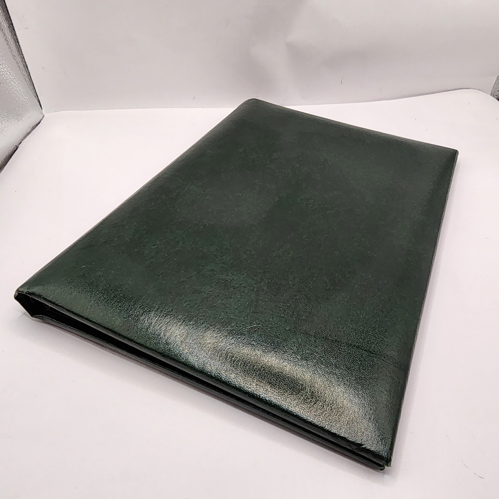 Binder Irish Celtic Cross Classic Embossed Notebook 6 Ring Green Golden Logo