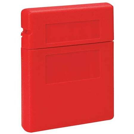 Justrite 23303 Document Box, 12 1/2 In H X 10 1/4 In W X 2 1/4 In D, Plastic,