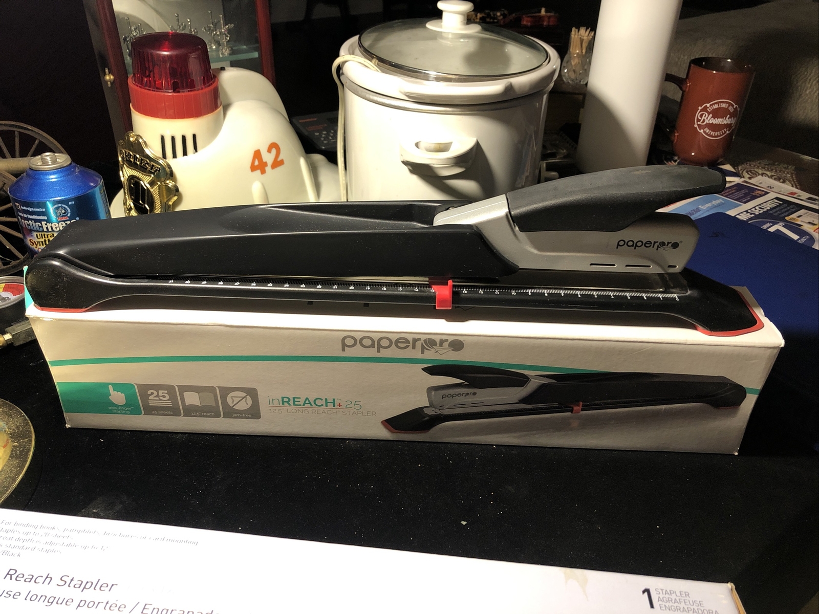 Sparco Brand Stapler Long Reach Adjustable & Paperpro inReach +25 In Boxs