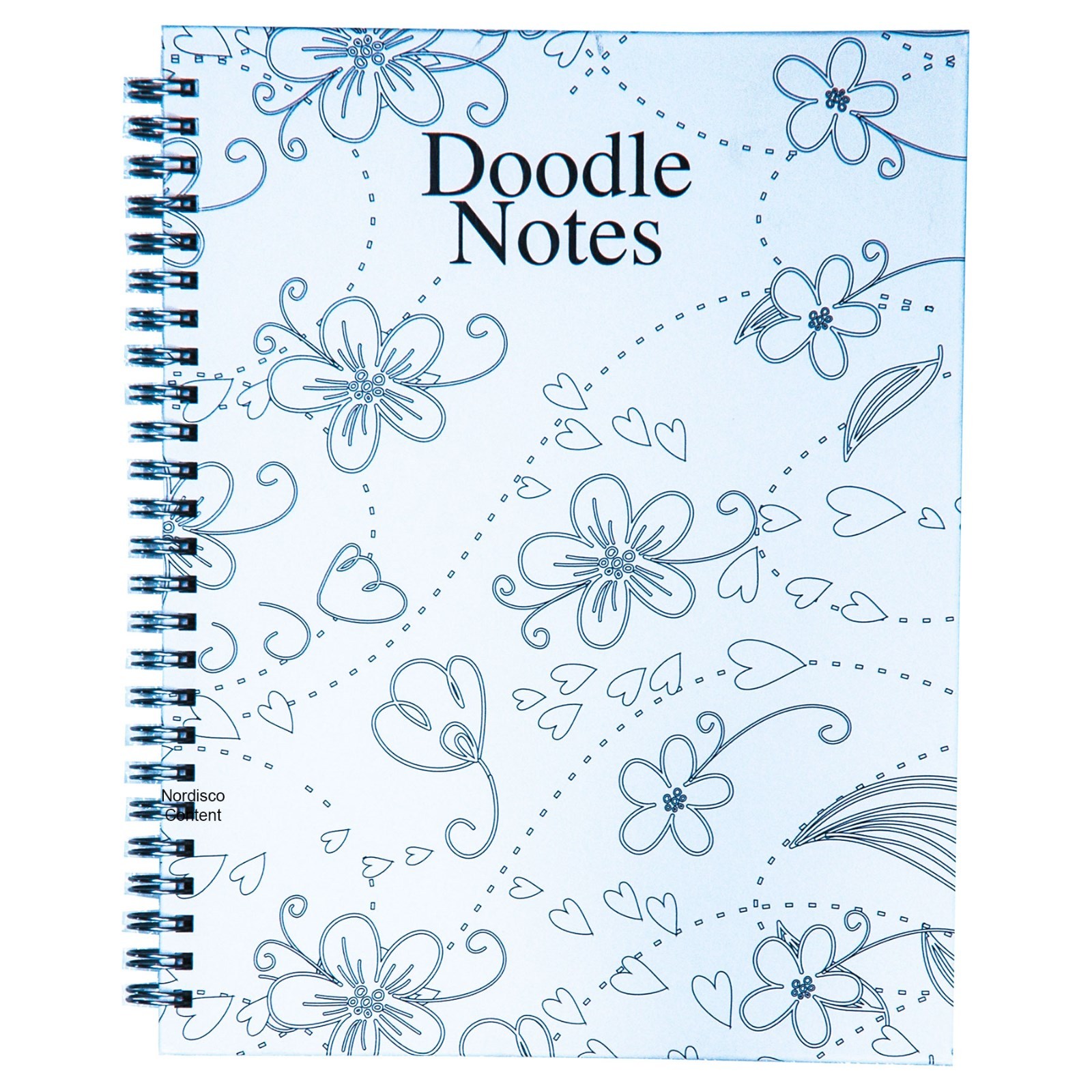 HOD78190 Doodle Notes, Adult Coloring Book For Notes, 7 x 9″ ,110 Pages