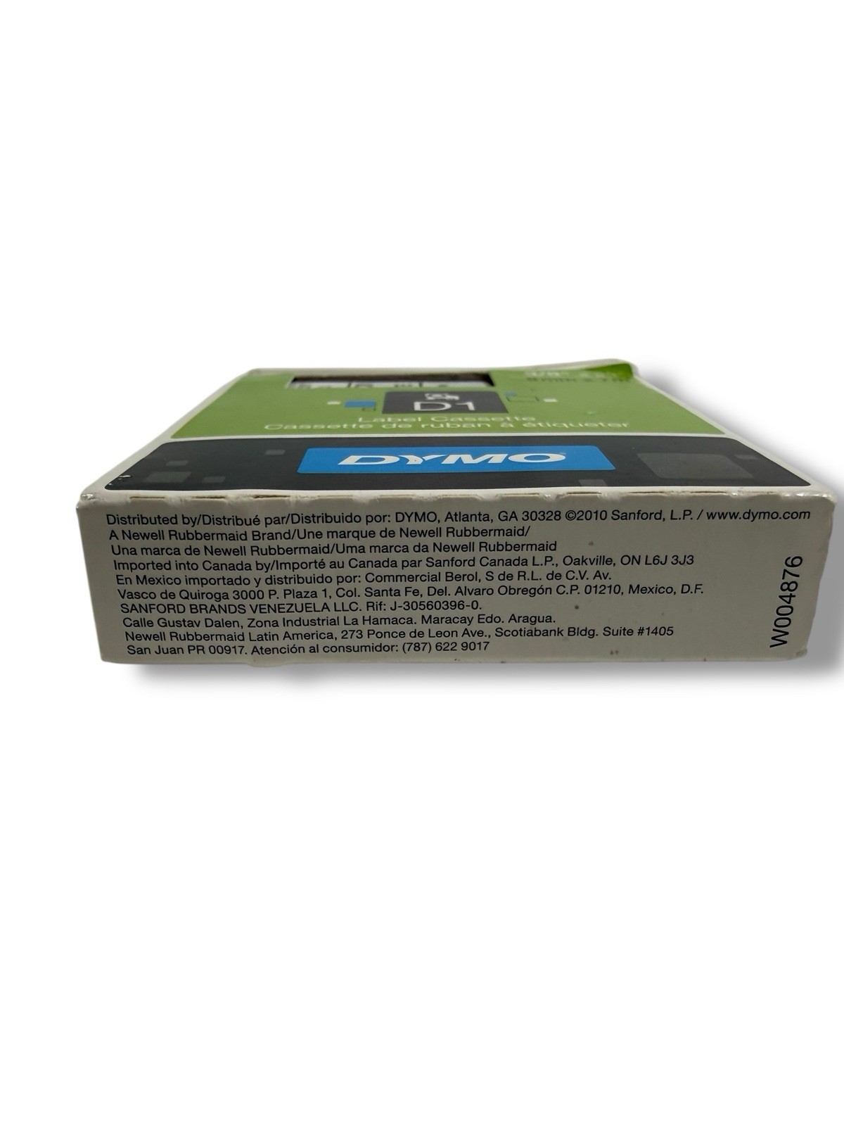 DYMO D1 High-Performance Polyester Removable Label Tape 3/8″ x 23 ft Black