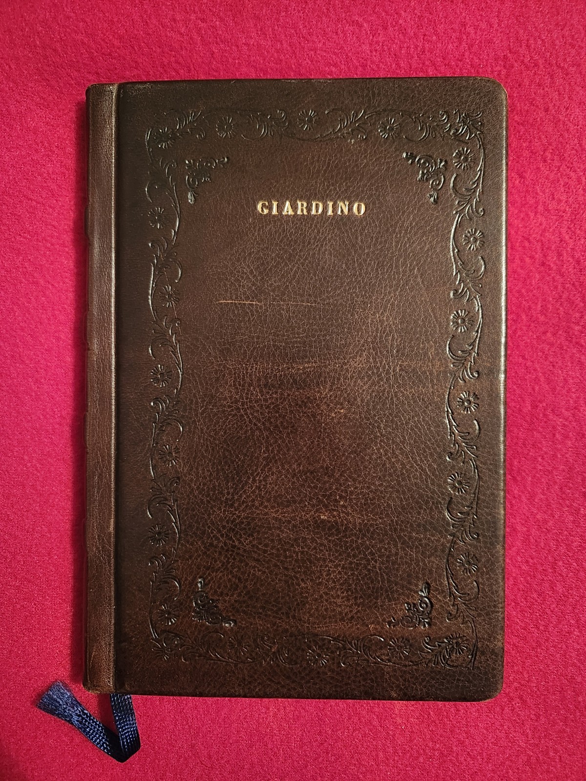 IL MIO GIARDINO – MY GARDEN JOURNAL NOTEBOOK – ITALIAN & ENGLISH MADE IN ITALY.