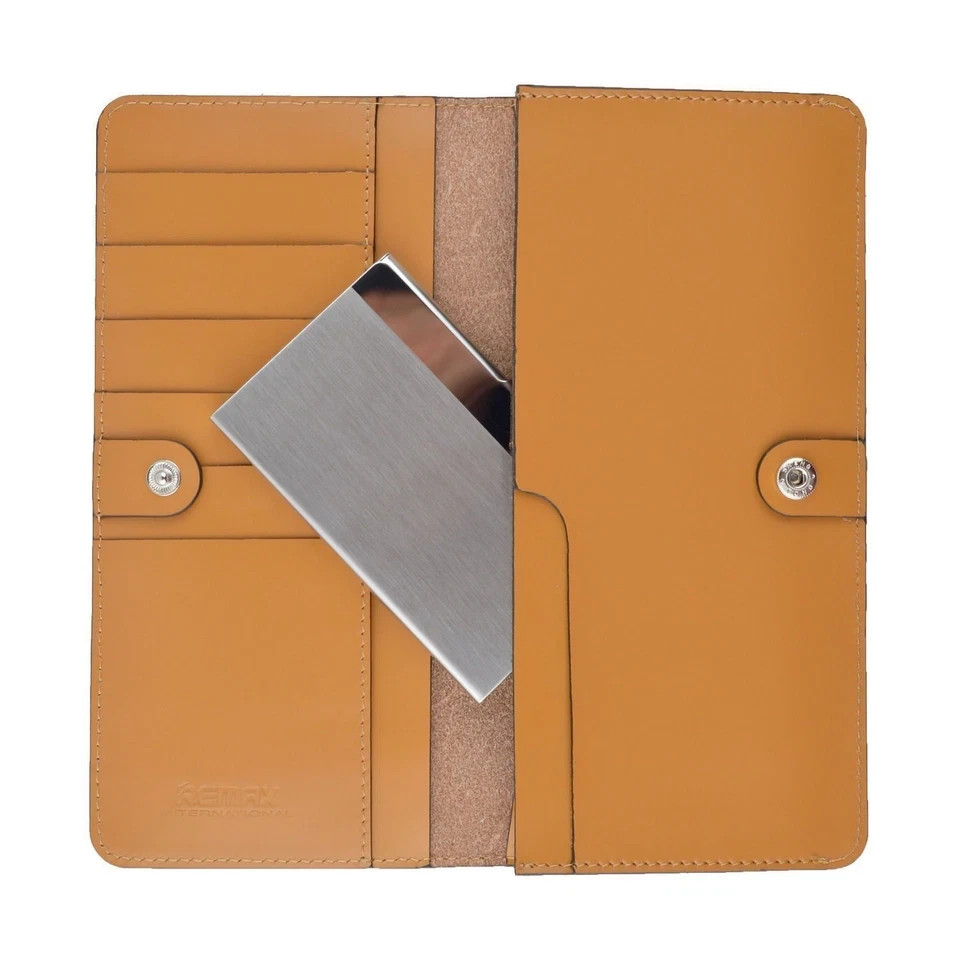 Stainless Steel Card Holder Case Pocket Metal Wallet for ID Credit Business Card
