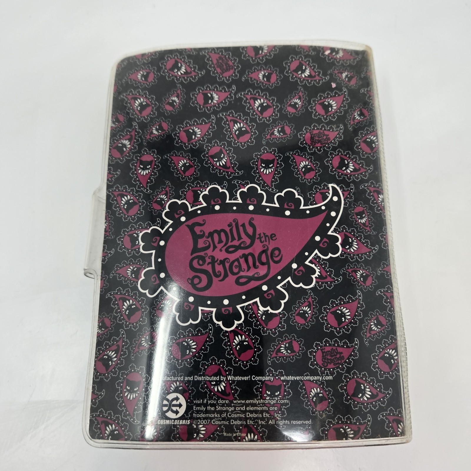 Emely the Strange “CURIOSITY KILLED THE CAT” Planner Whatever! 2007 RUSTED!
