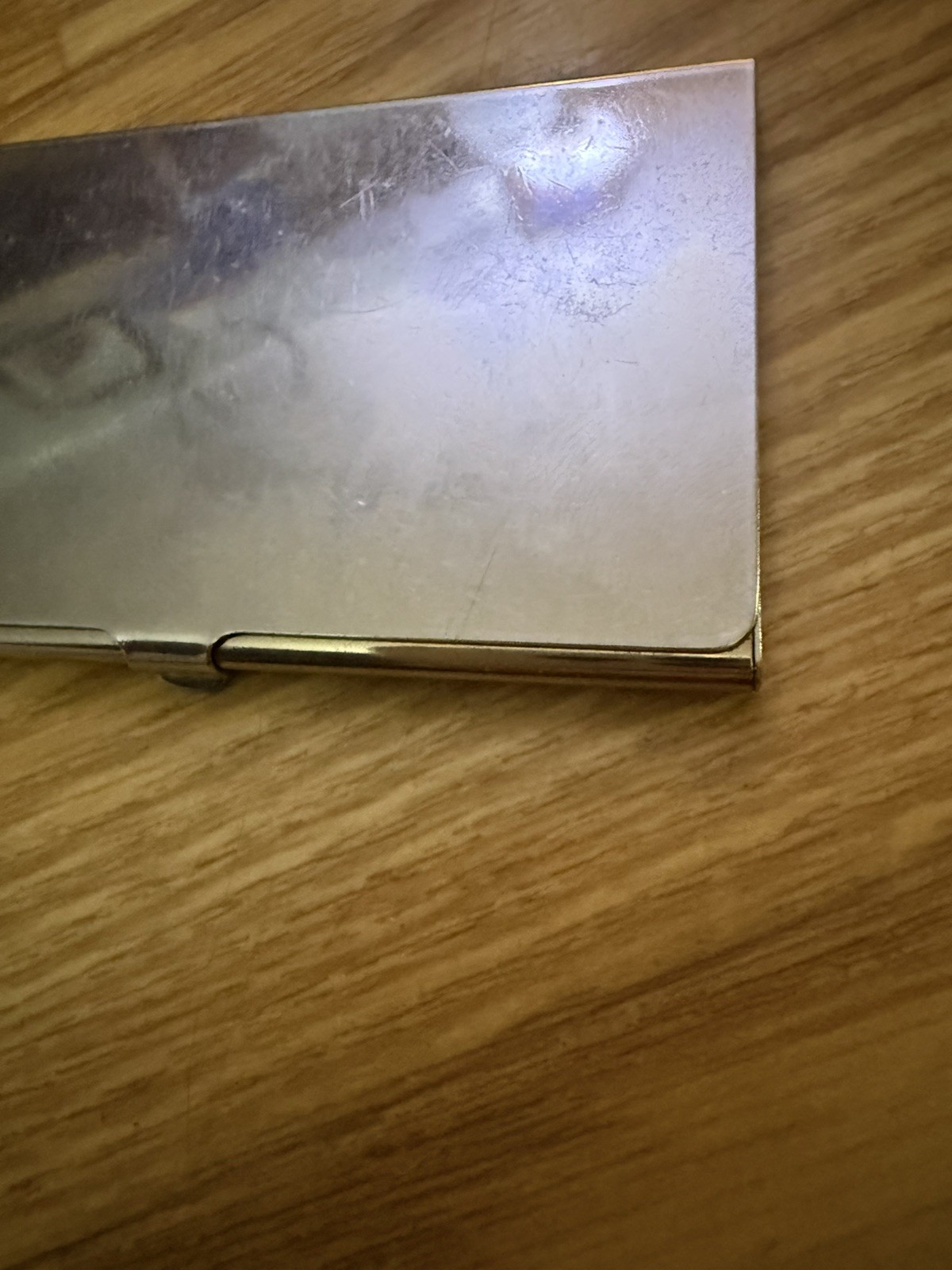 Minimalist Silver Tone Towle Vintage Business/Calling Card Case