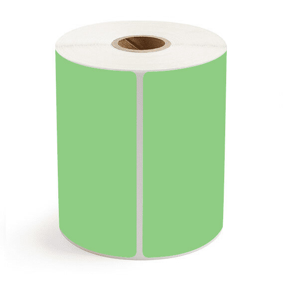 Green 4″x6″ Direct Thermal Shipping Label 250/Roll For Zebra Eltron LP2844 ZP450
