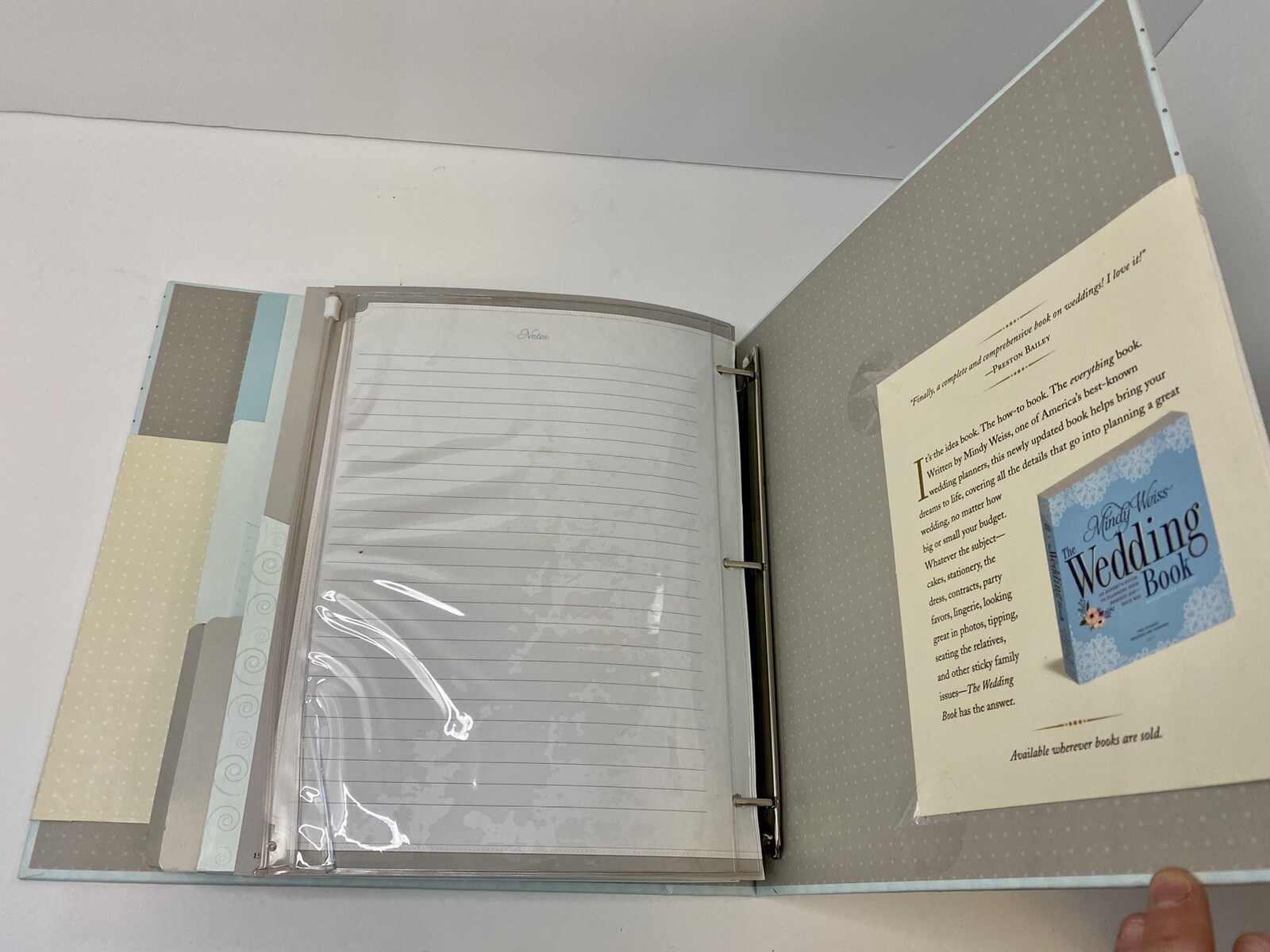 Wedding Planner & Organizer Hardcover Mindy Weiss Ring Binder Illustrated Book 2