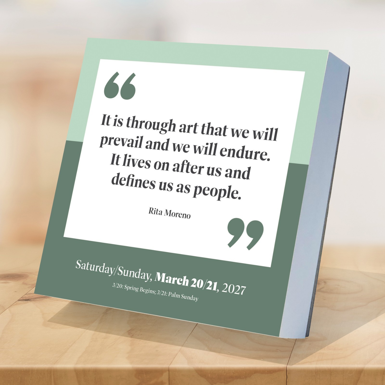 2027 Inspire Daily Desktop Calendar