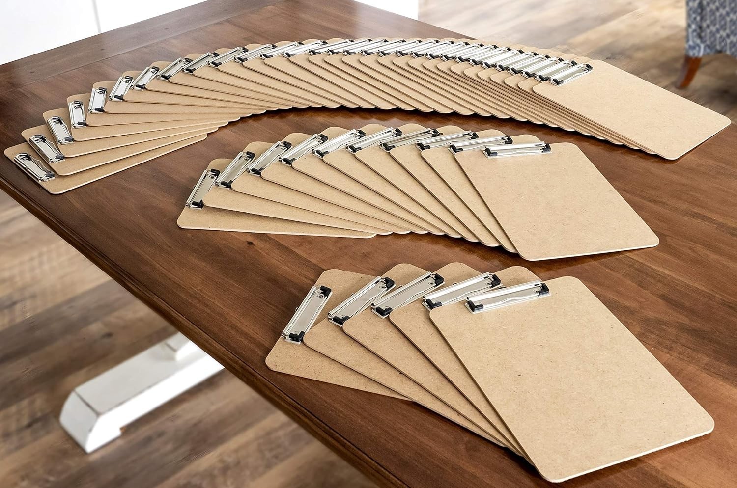 Clipboards Set of 30 Hardboard Clipboard Low Profile Clip A4 Letter Size Clas…