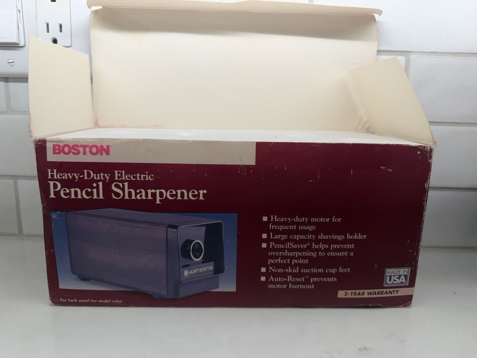 Boston Heavy Duty Electric Pencil Sharpener #1744 – new in box