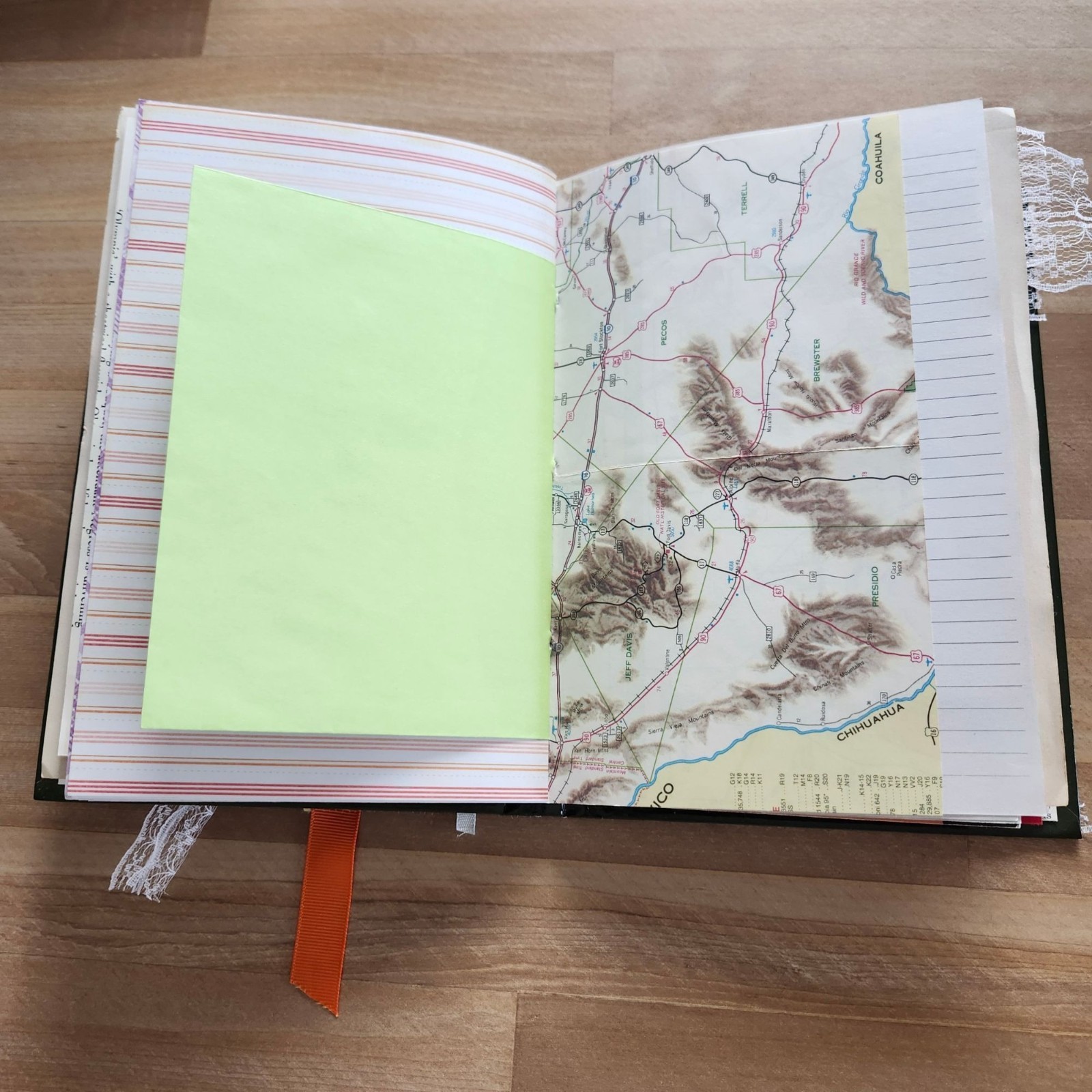 Junk Journal Handmade Hardcover Hand Bound 162 pages