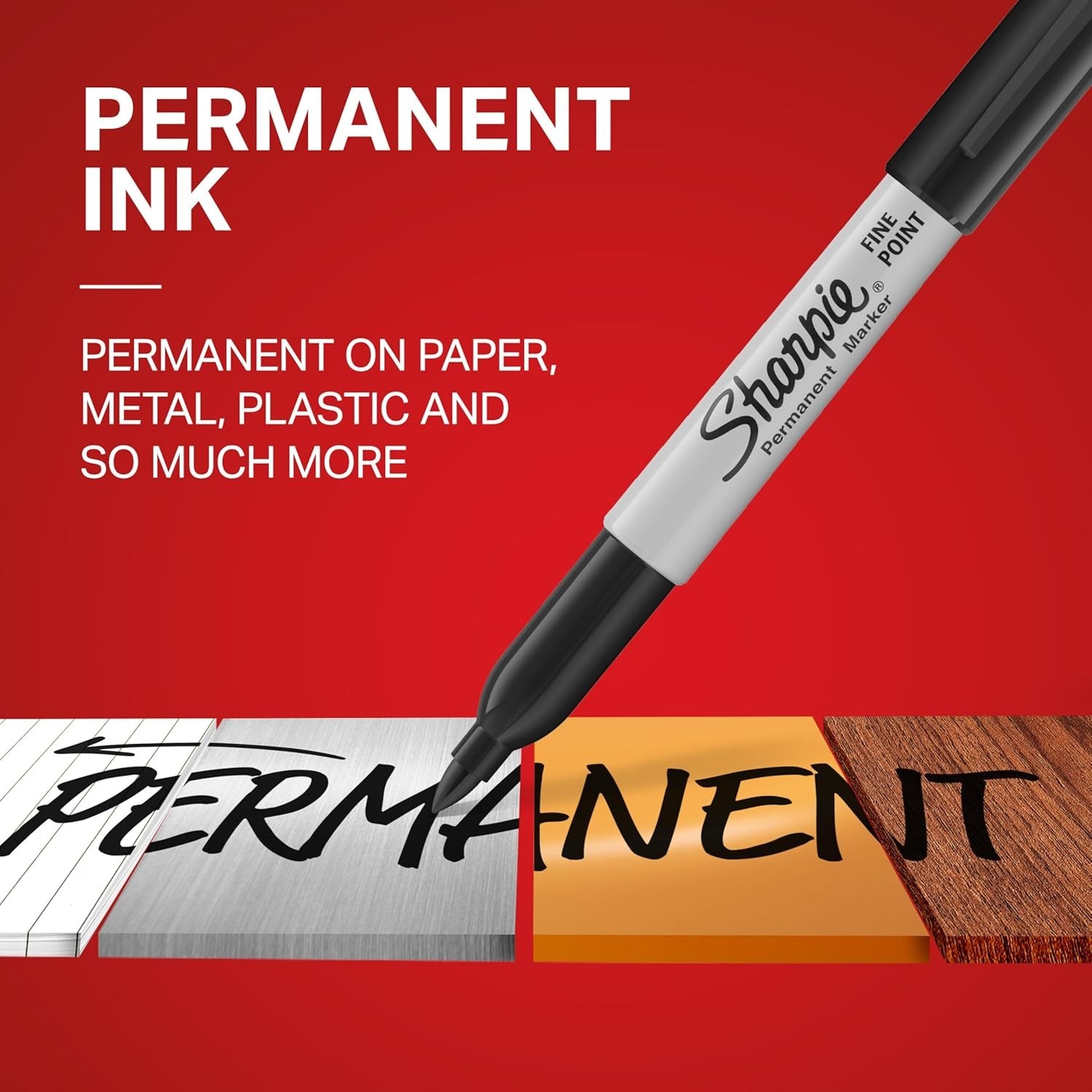 36 Count Black Permanent Markers – Quick-Drying Fine Point for All Surfaces