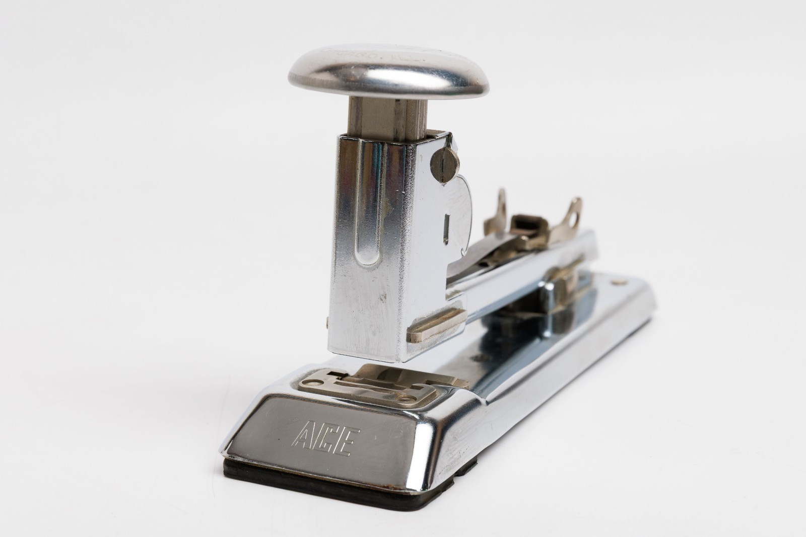 Vintage Model 402 Pilot Stapler Ace Fastener Corp Chicago Illinois Working
