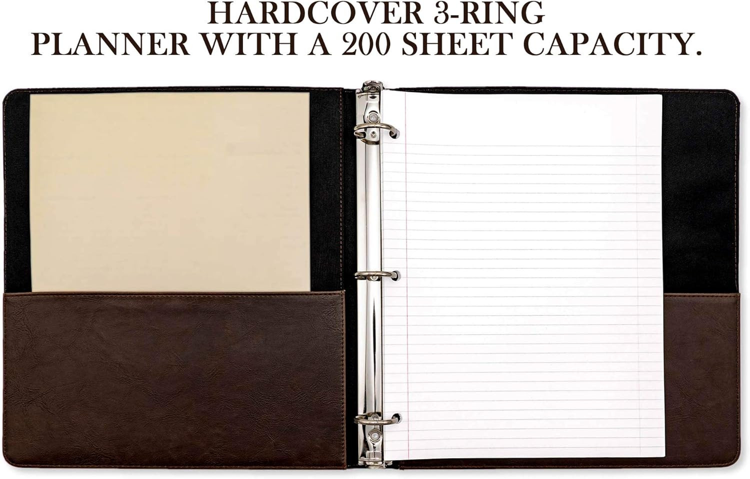 Vintage Professional 3 Ring Binder Organizer, 1-Inch round Rings, 8.5″ X 11″ She