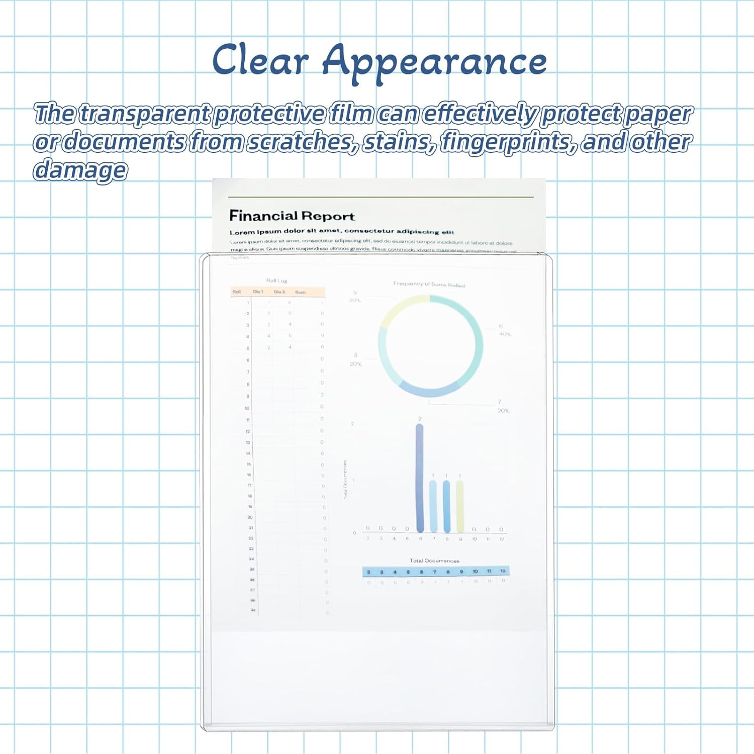 8 1/2″ X 11″ Rigid Print Protectors Clear Hard Plastic Document & Photo Sleeves