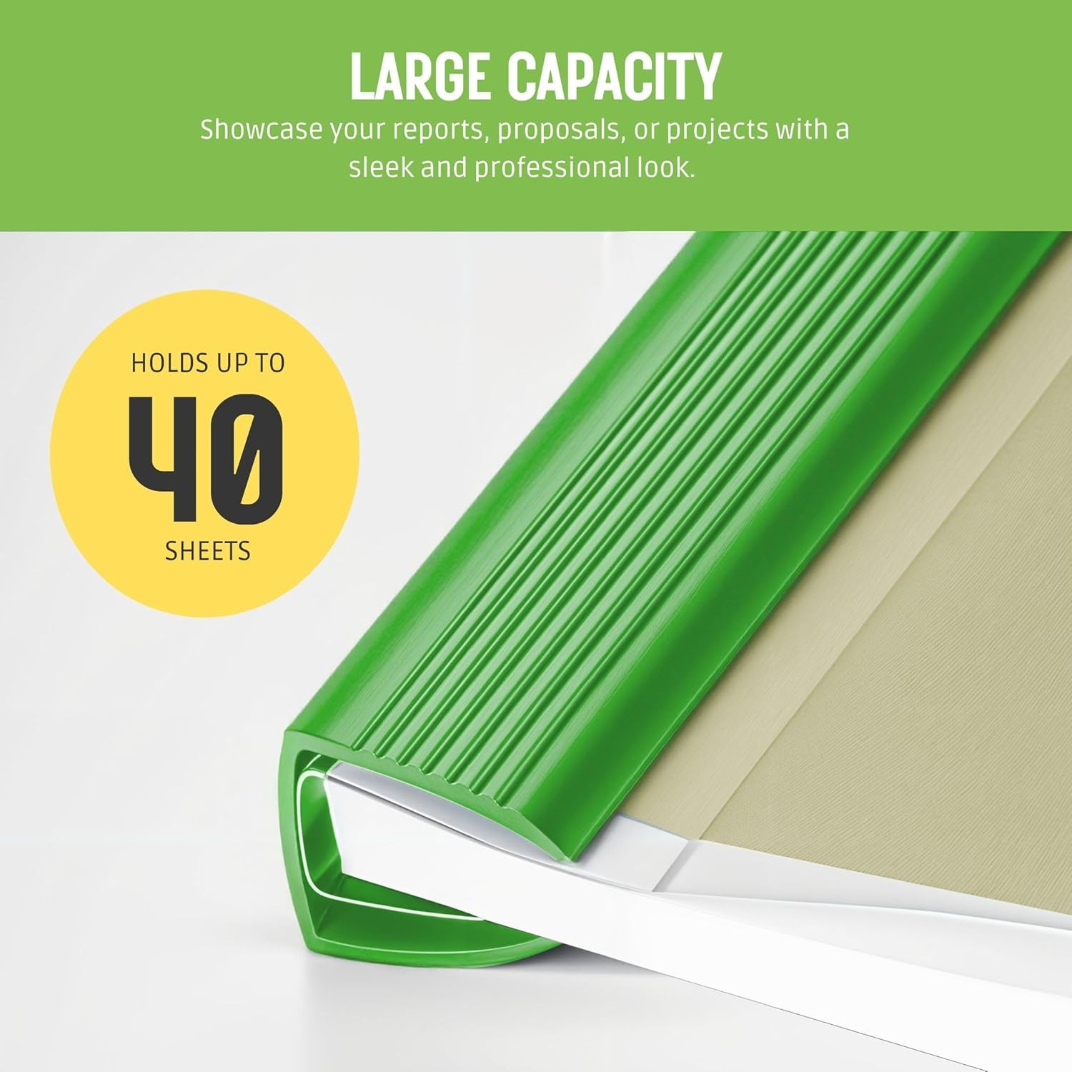 Clear Report Covers, 10 Pcs Transparent Presentation File Folders, Plastic File