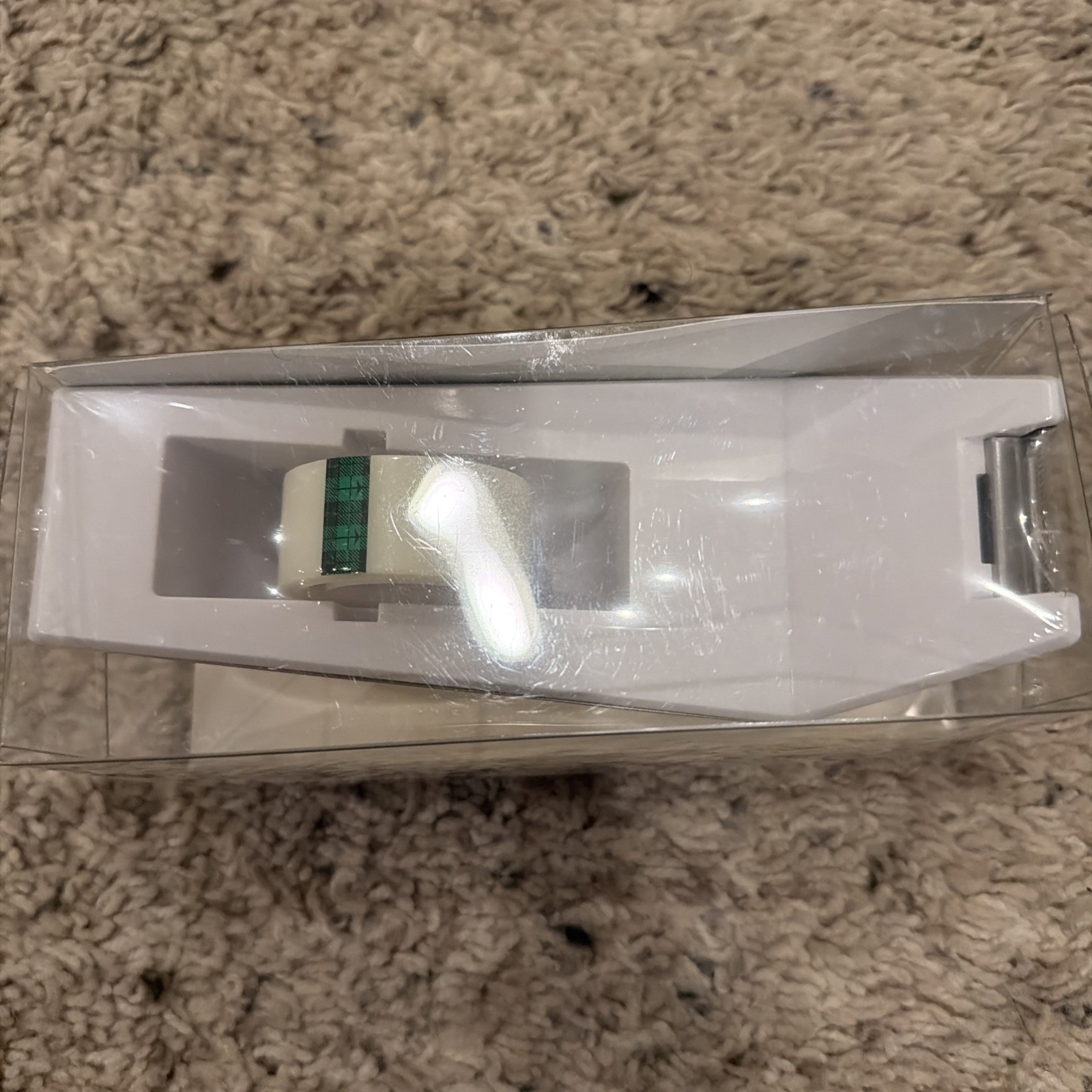 “New” Scotch 3M Gold White 3/4″ Tape Dispenser 1″ Core