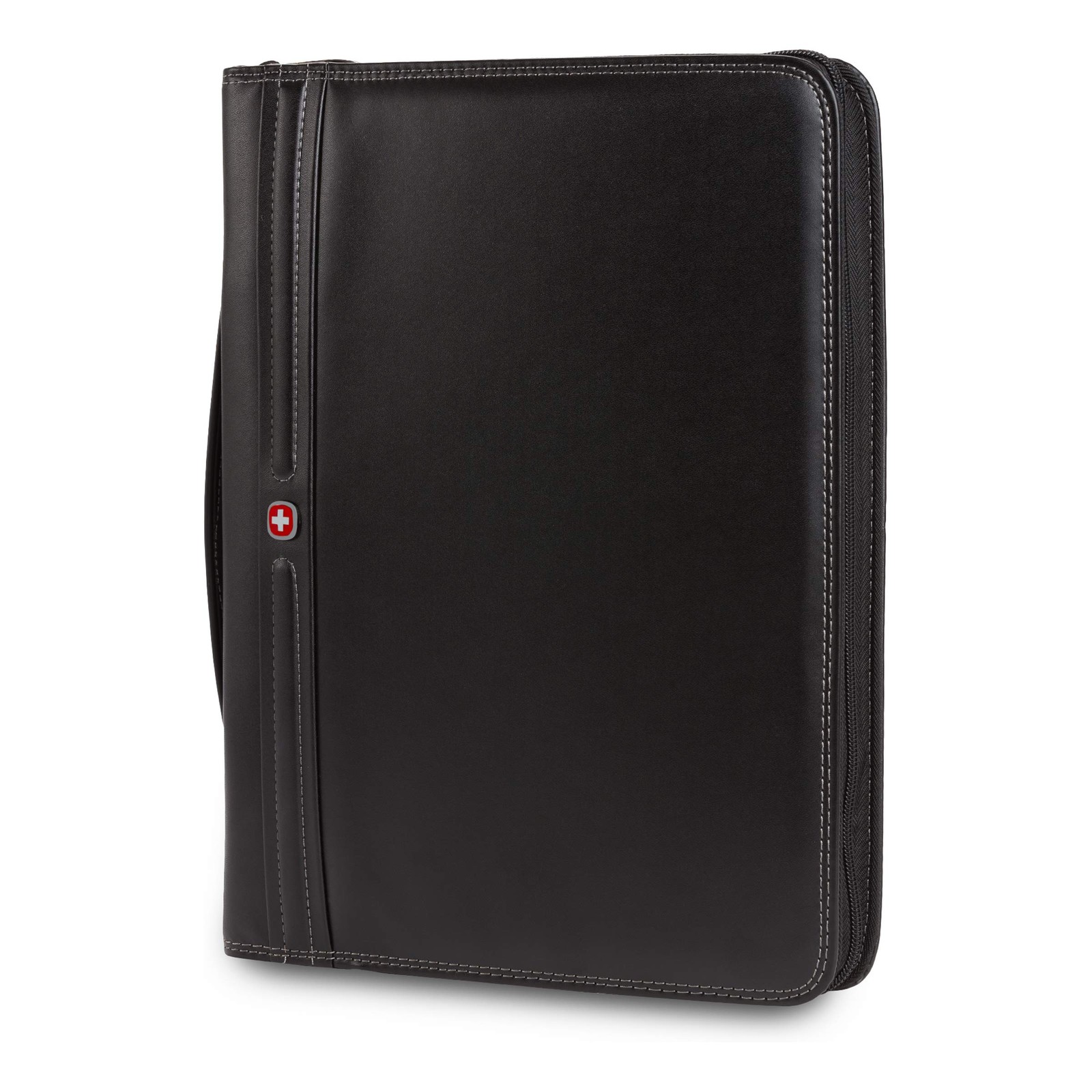 Wenger Concept Zippered Padfolio Padded Document Organizer Black 601563