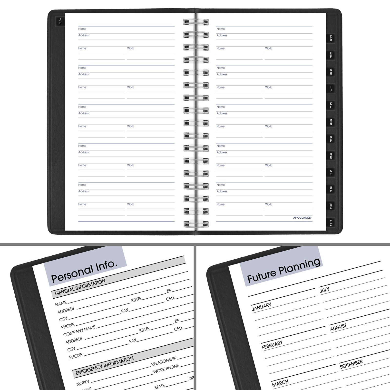 2026 At-A-Glance DayMinder G250-00 Weekly Appointment Book, 3-1/2 x 6″