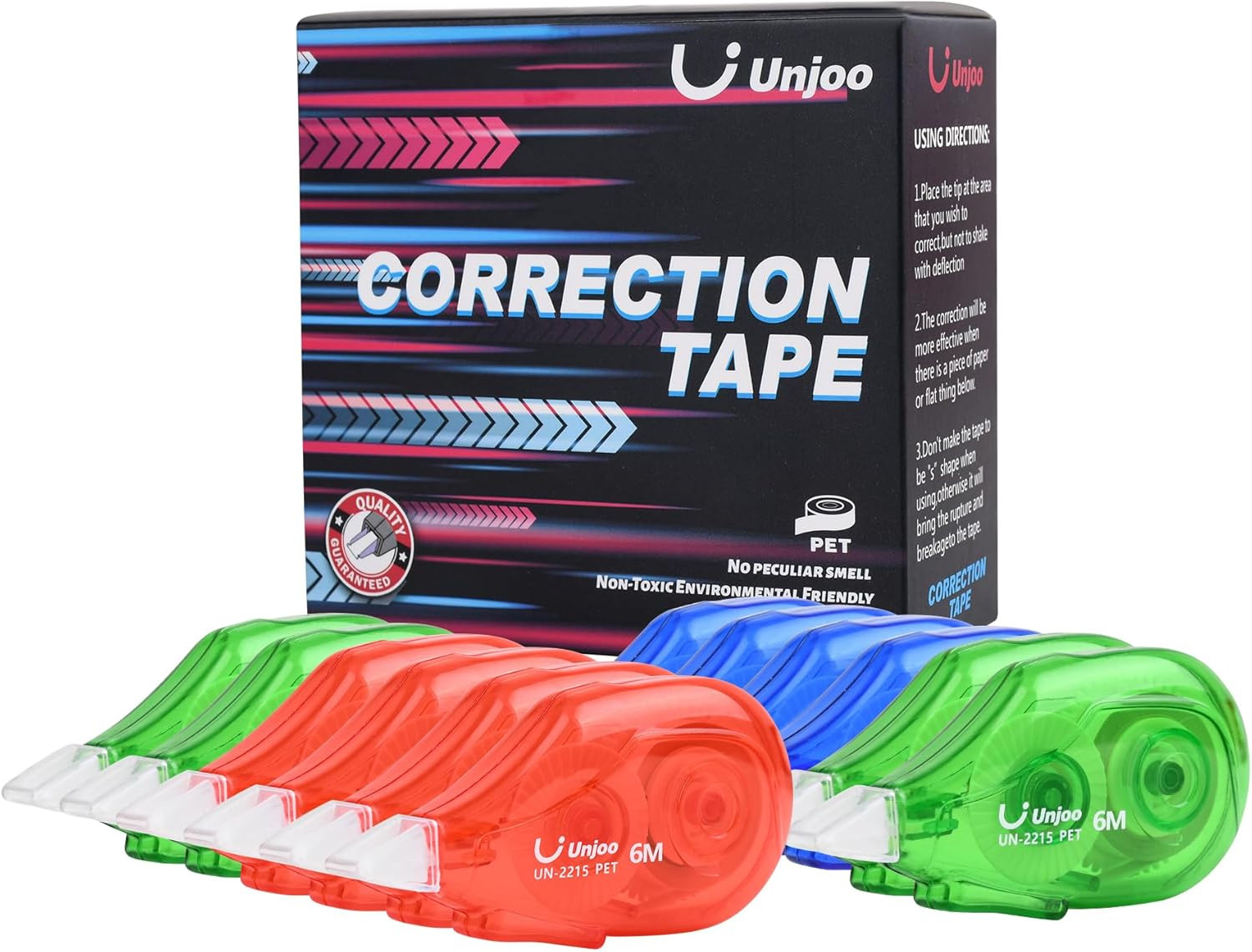White Correction Tape Dispenser, 12-Count Pack, Easy to Use Applicator, Fast,…