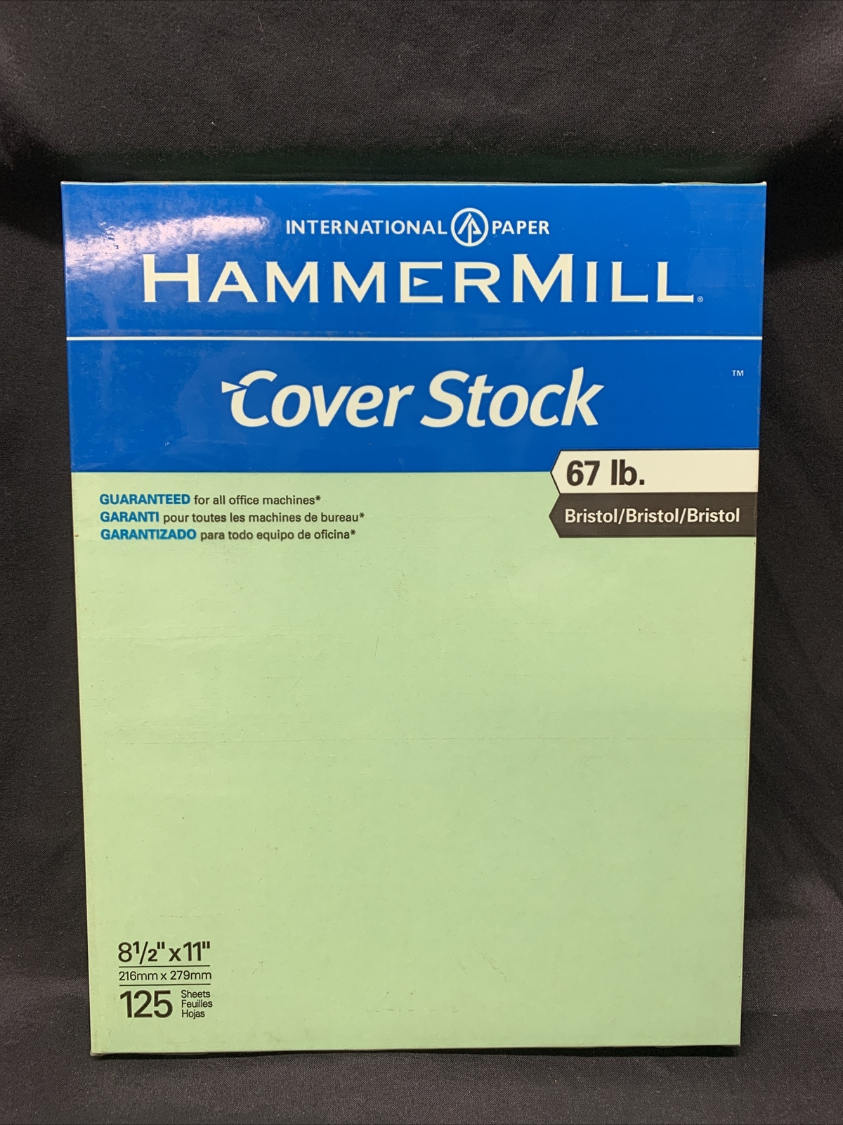 Hammermill Cover stock paper (green) 8.5 x 11 in **New**