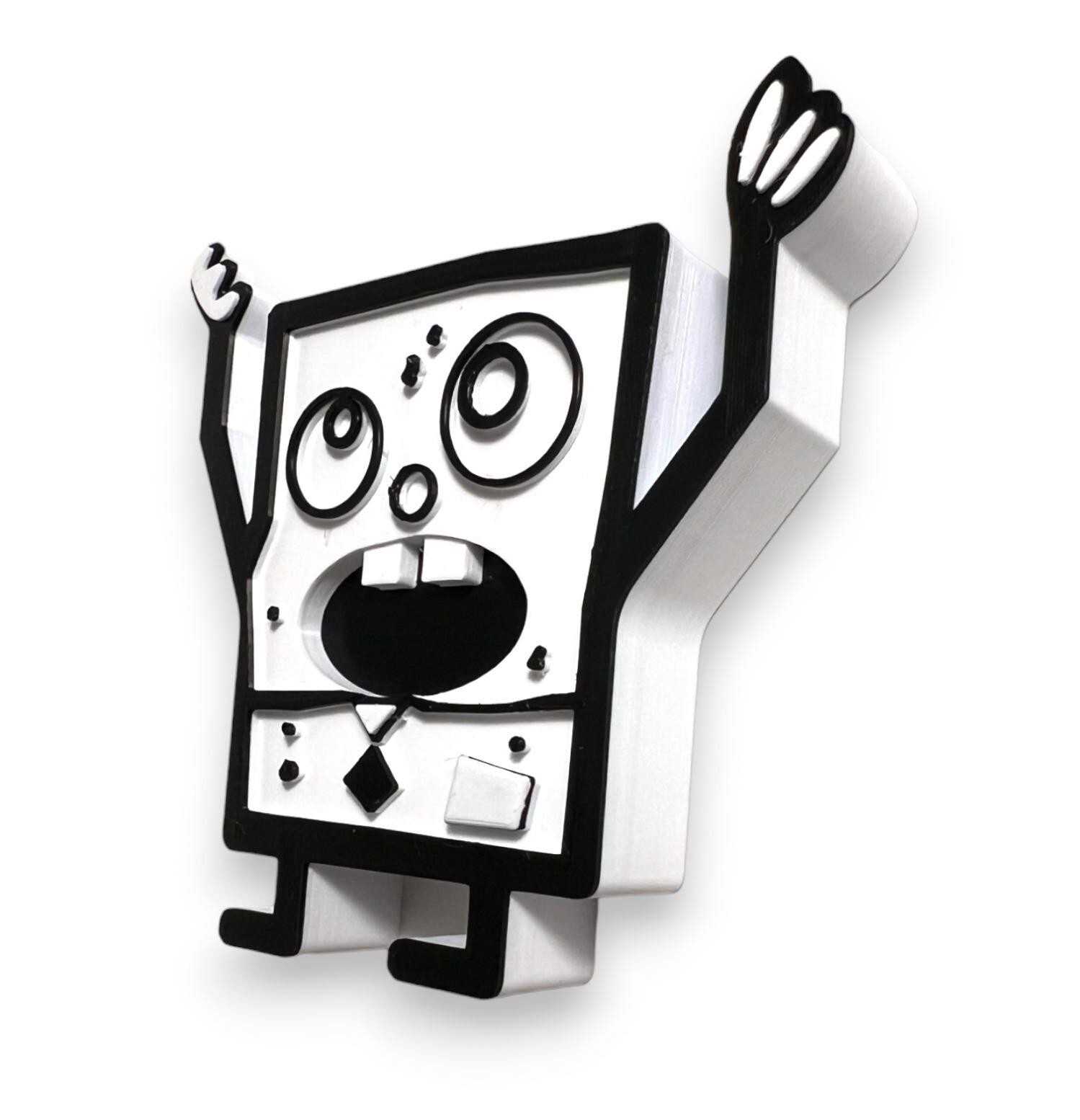 3D Printed “Doodle Bob” Pencil Holder – Desk Organizer, Pen & Pencil Stand, USA