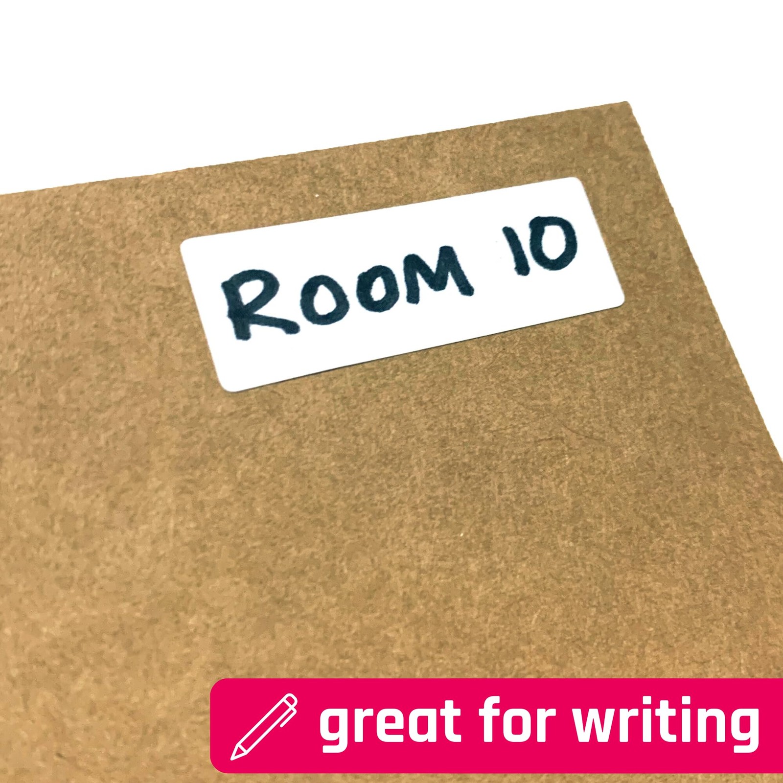 500 Pack, 1.5″ x 0.75″ – Blank White Labels Stickers to 500 Pieces,