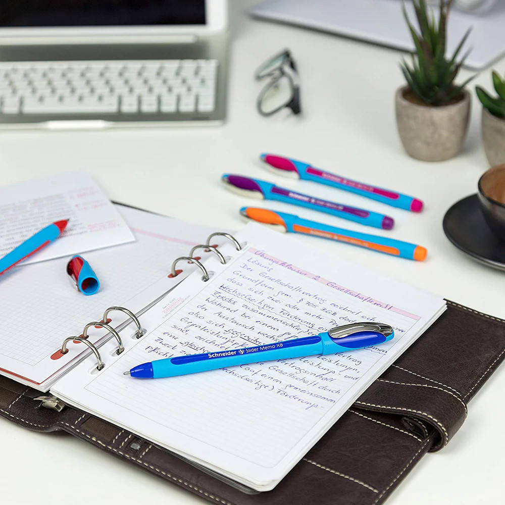 Schneider Slider Memo XB Viscoglide Ballpoint Pen, Green