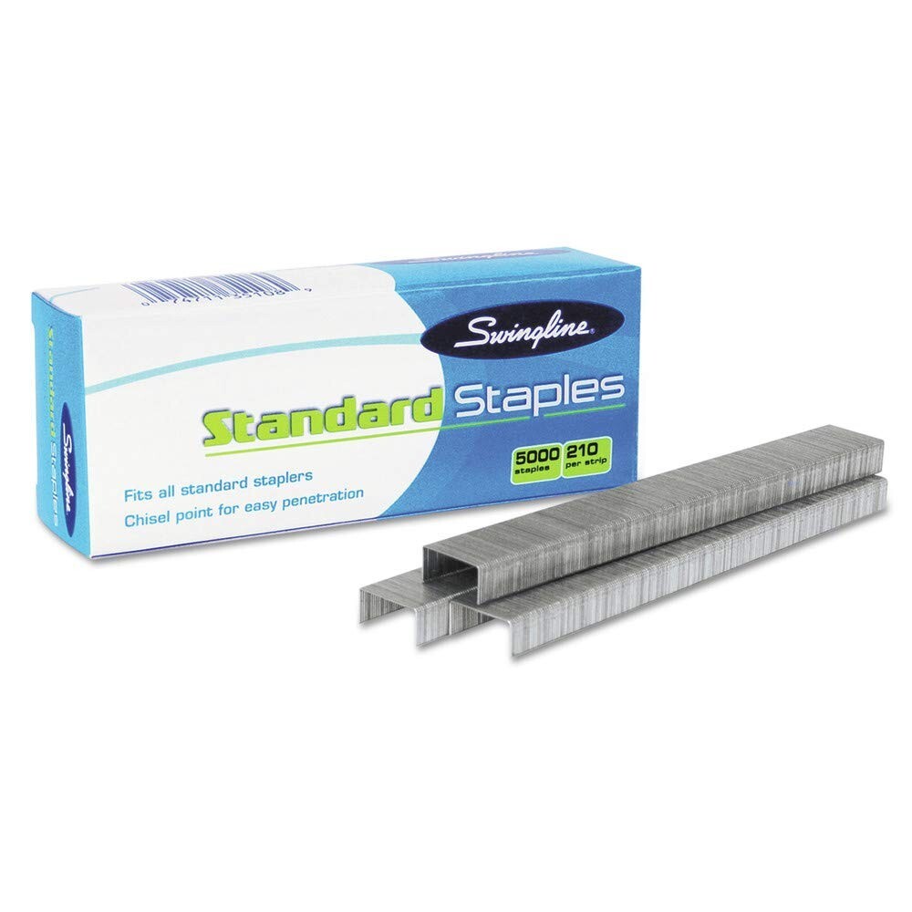 Swingline S.F. 1 Standard Economy Chisel Point 210 Full Strip Staples 5,000/Box