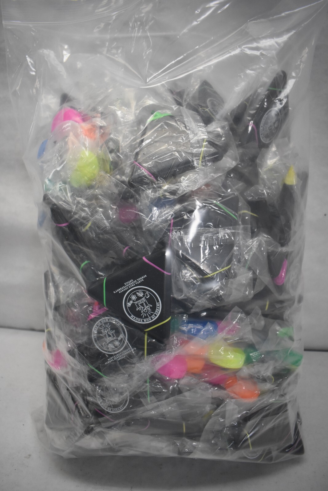 Lot of 150 Highlighters 5 Point Flower and 3 Point Shaped Multi Color Branded