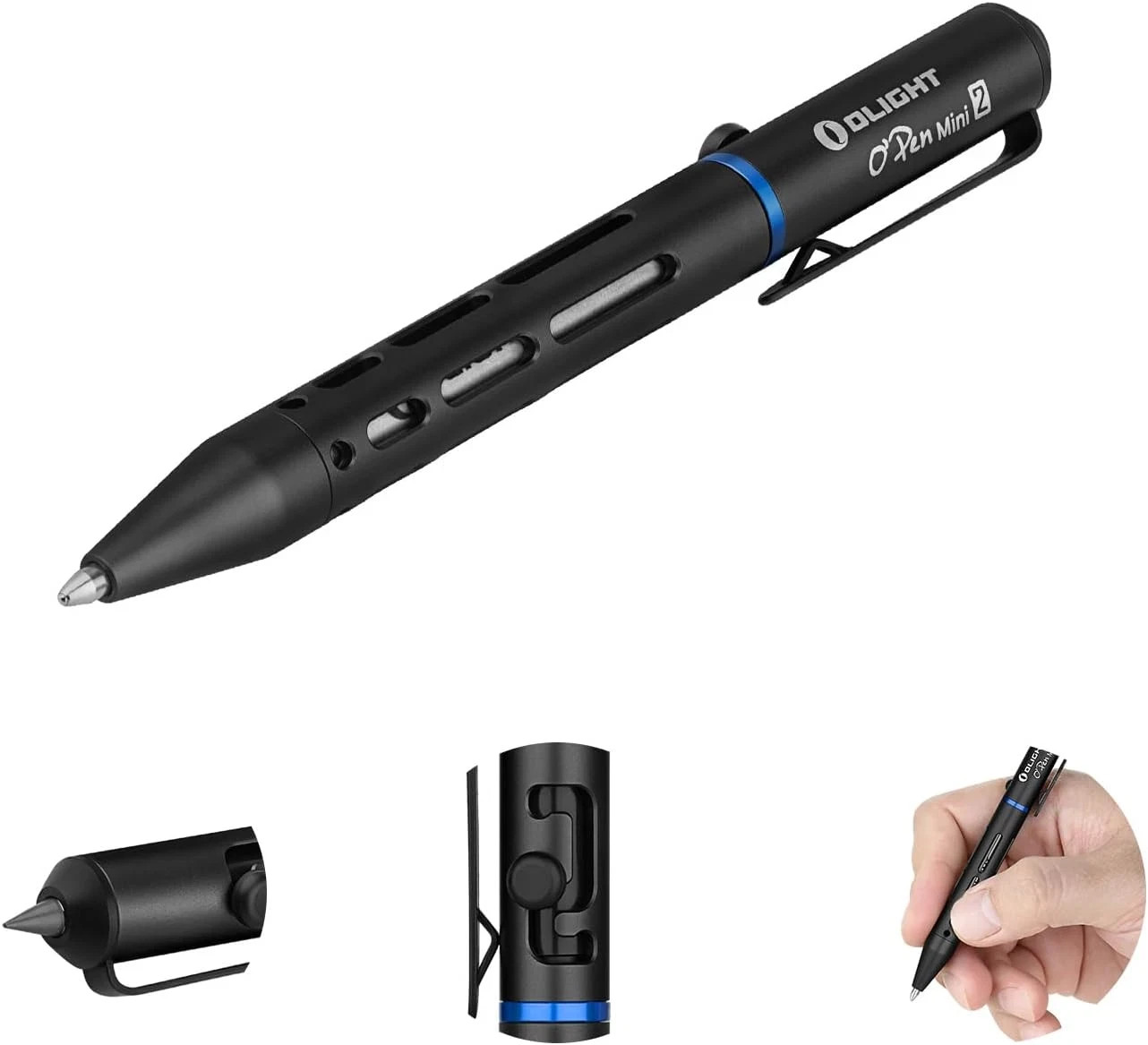 Olight O’Pen Mini 2 Black Ballpoint Pen and Pencil in One, NEW in box