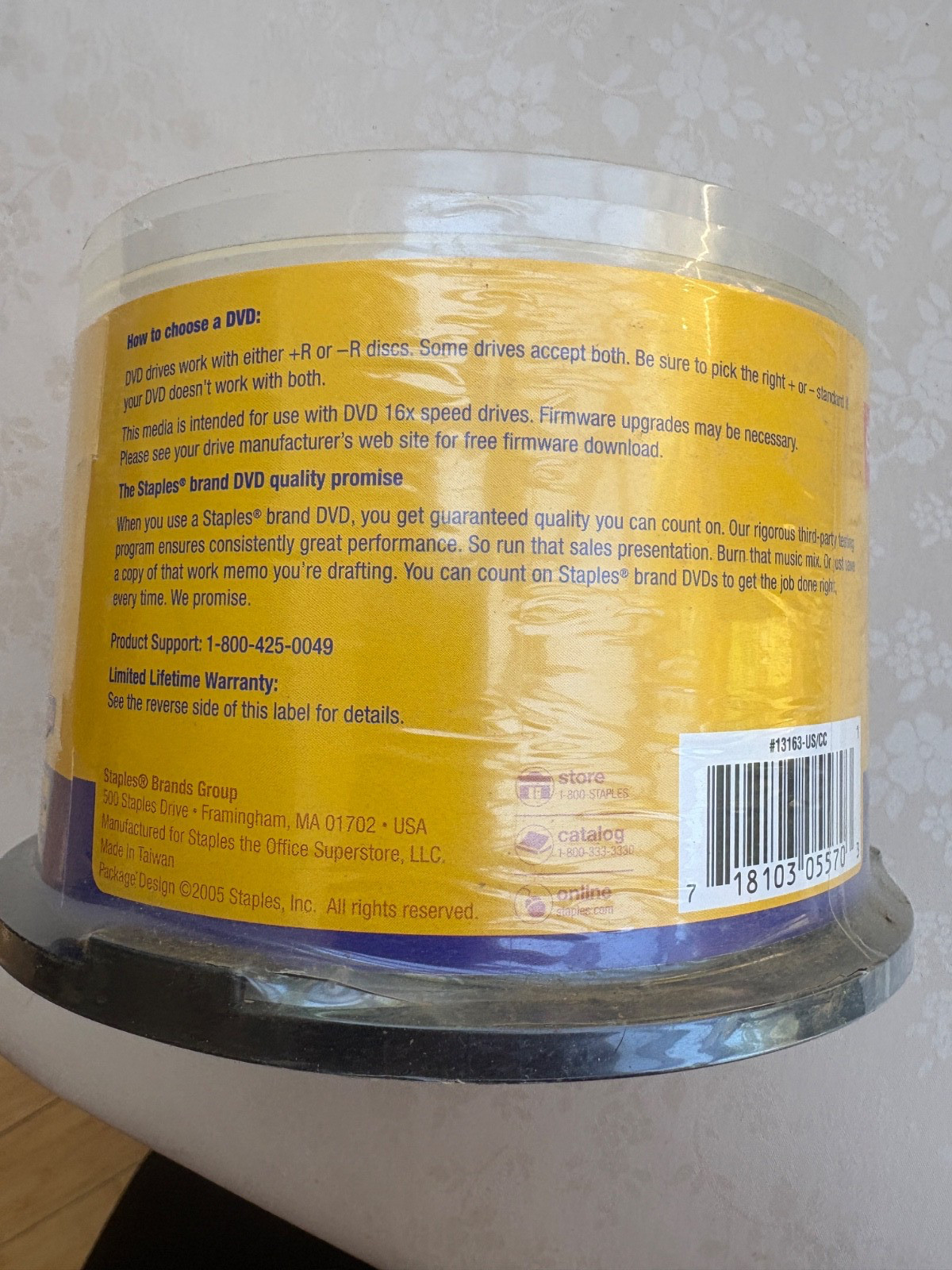 133 TOTAL PLAYO 50 PACK STAPLES 50 PACK IMIX 33 PACK DVD+R CD-R 4.7 120 & 80 MIN