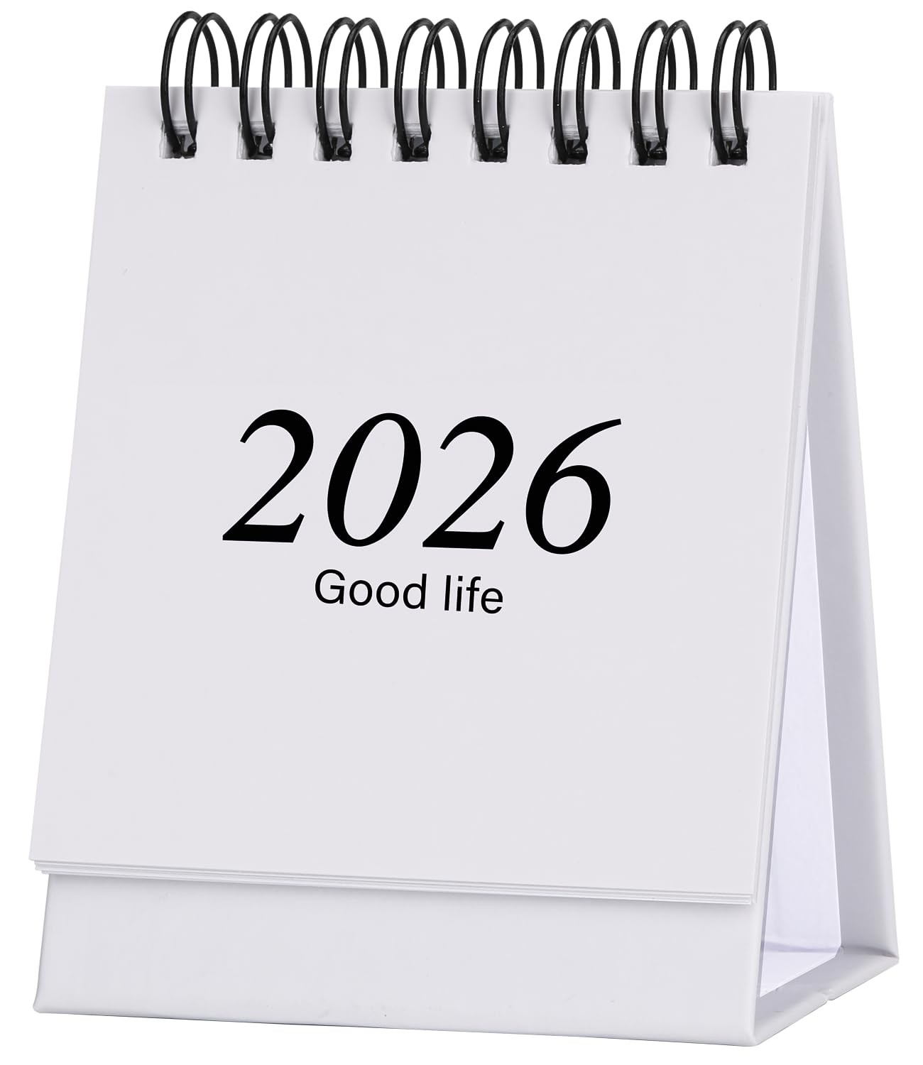 Mini Desk Calendar 2026-2027, January 2026 until July 2027, Small White