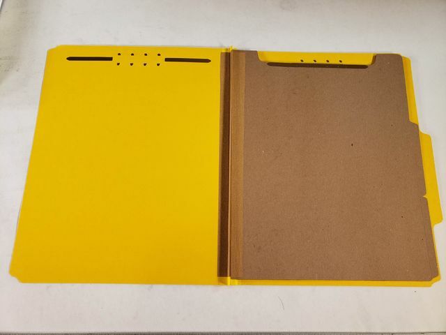 Lot of 5 Packs Nature Saver SP17209 Classification Folders 2 Dividers 9.5″ X 12″